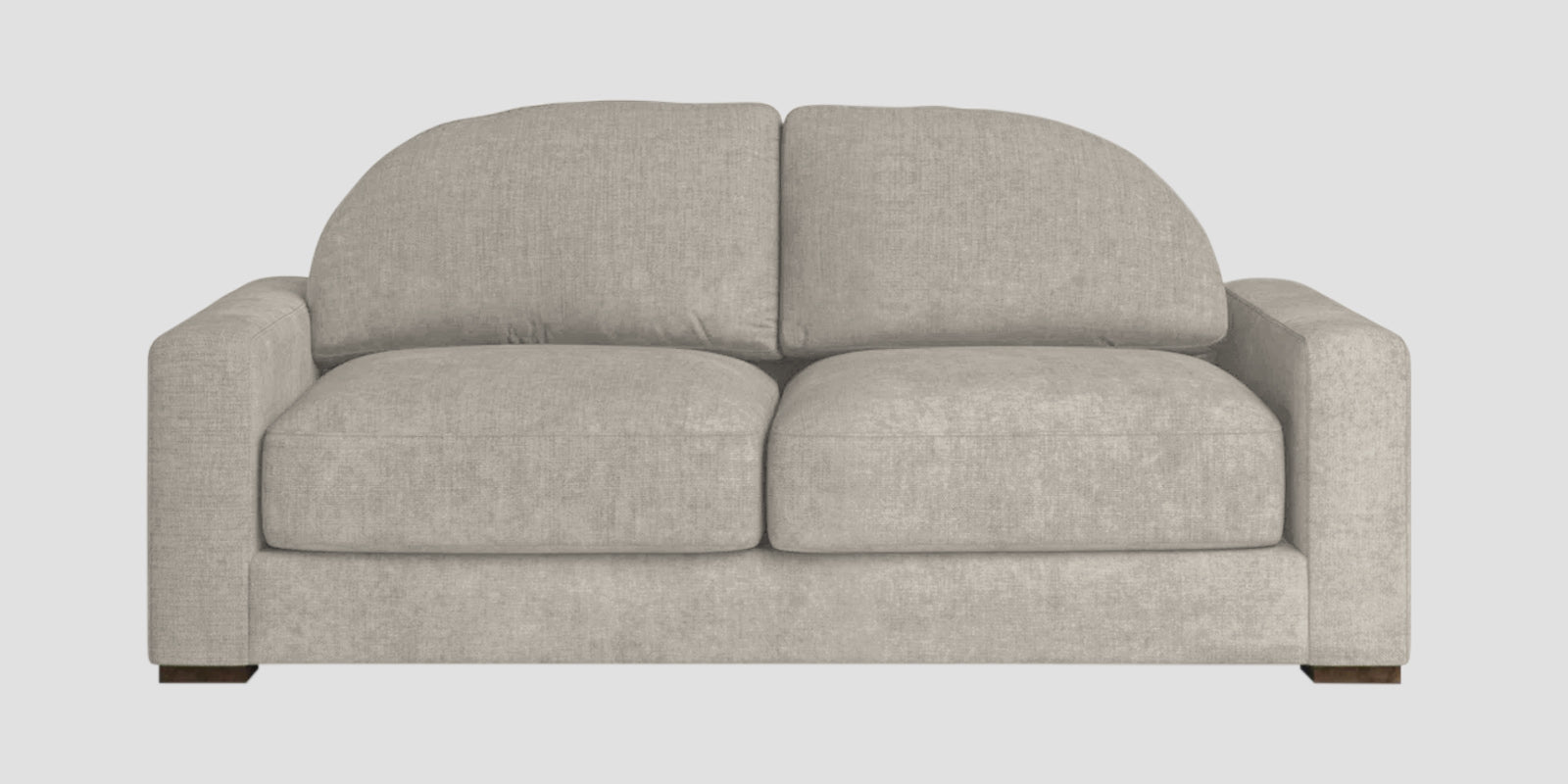 Dara Fabric 2 Seater Sofa In Ash Grey Colour - Febonic Living