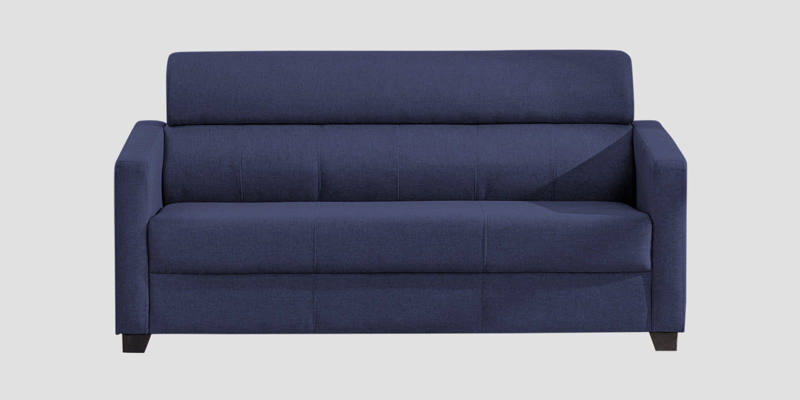 Devo Fabric 3 Seater Sofa In Slate Blue Colour - Febonic Living