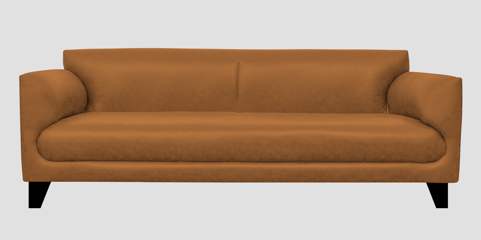 Convi Leatherette 3 Seater Sofa in Cinnamon Brown Colour