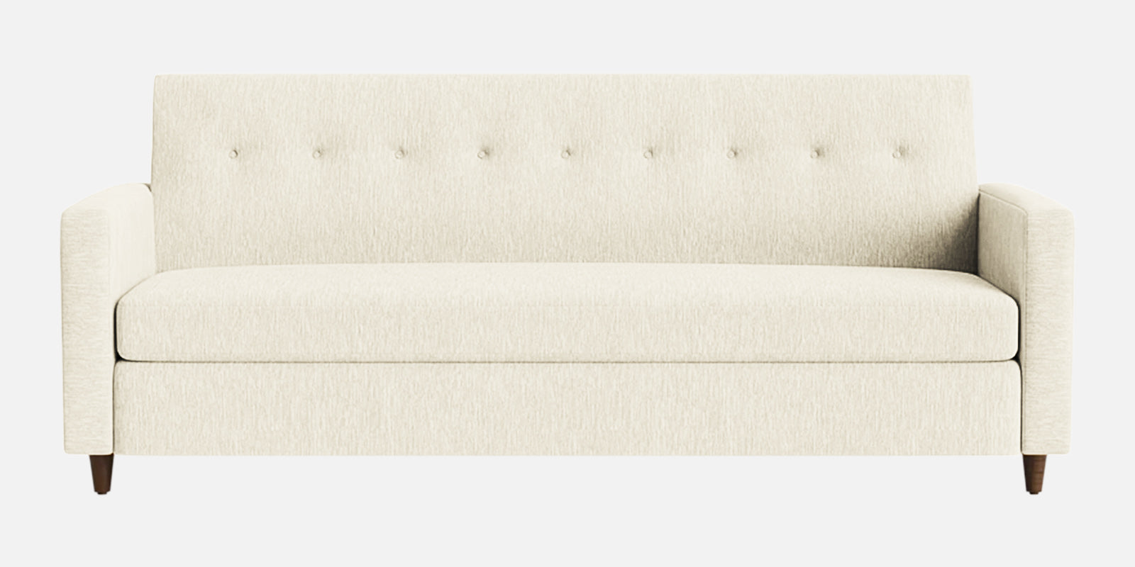 Timon Fabric 2 Seater Sofa In Ivory Cream Colour - Febonic Living