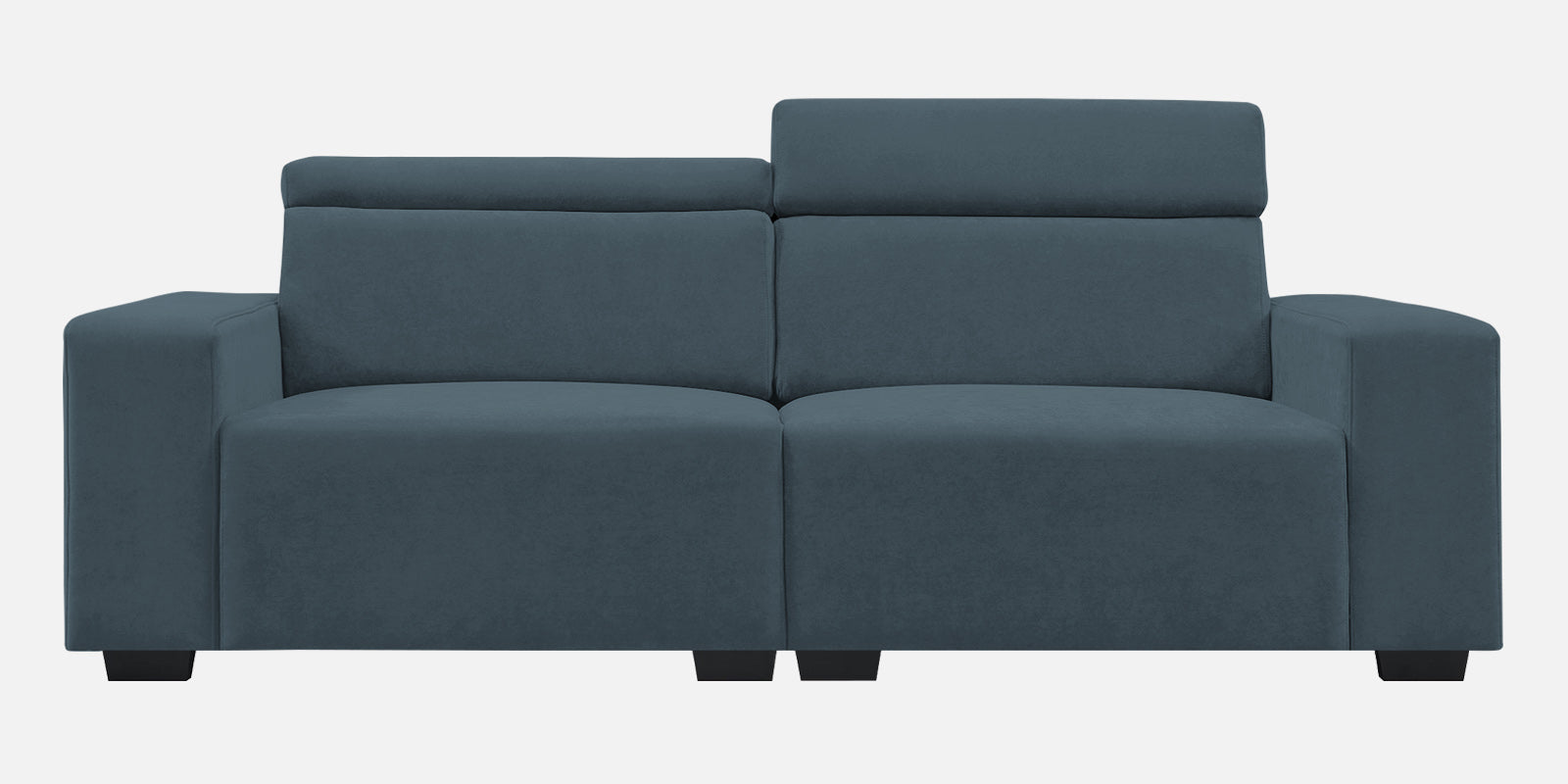 Hiro Fabric 2 Seater Sofa In Cobalt Blue Colour - Febonic Living