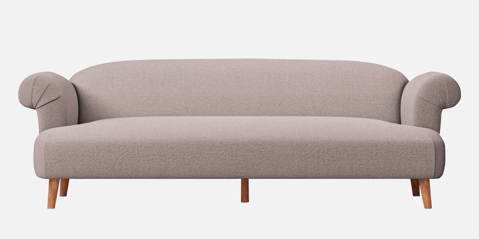 Barber Fabric 3 Seater Sofa In Almond Beige Colour - Febonic Living