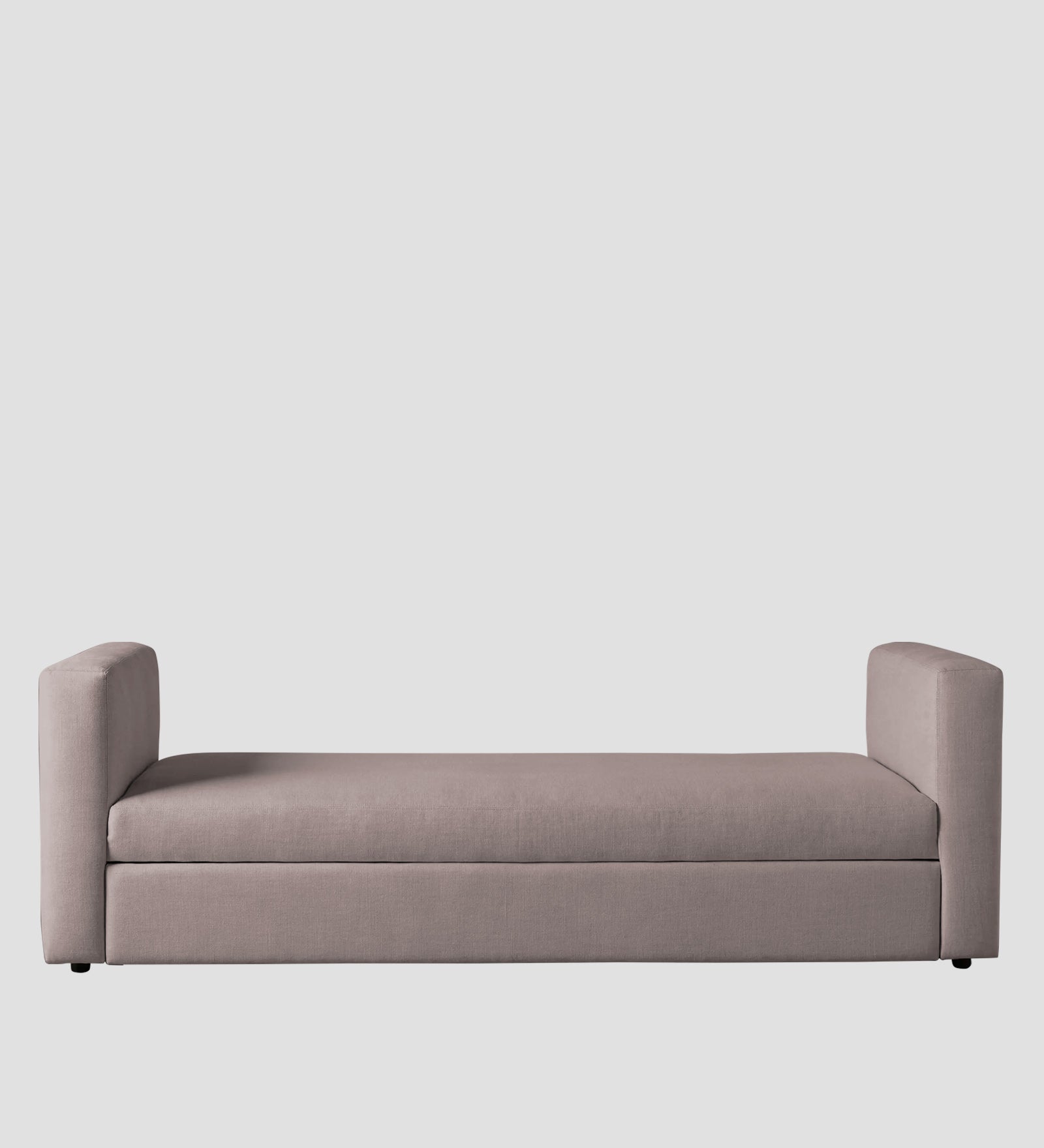 Tosy Fabric 3 Seater Pull Out Sofa Cum Bed In Almond Beige Colour - Febonic Living