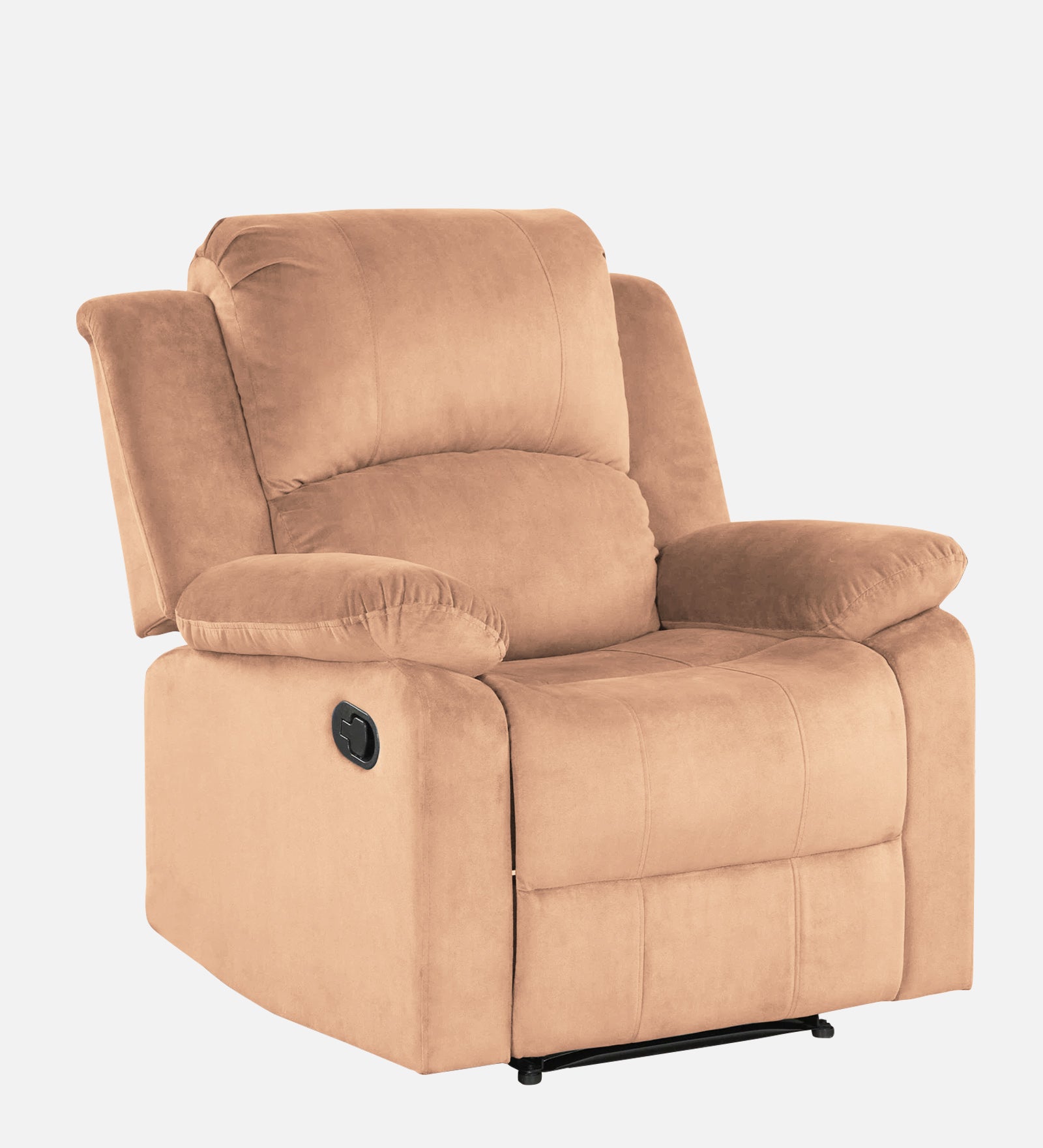 Henry Fabric 1 Seater Manual Recliner In Cosmic Beige Colour - Febonic Living