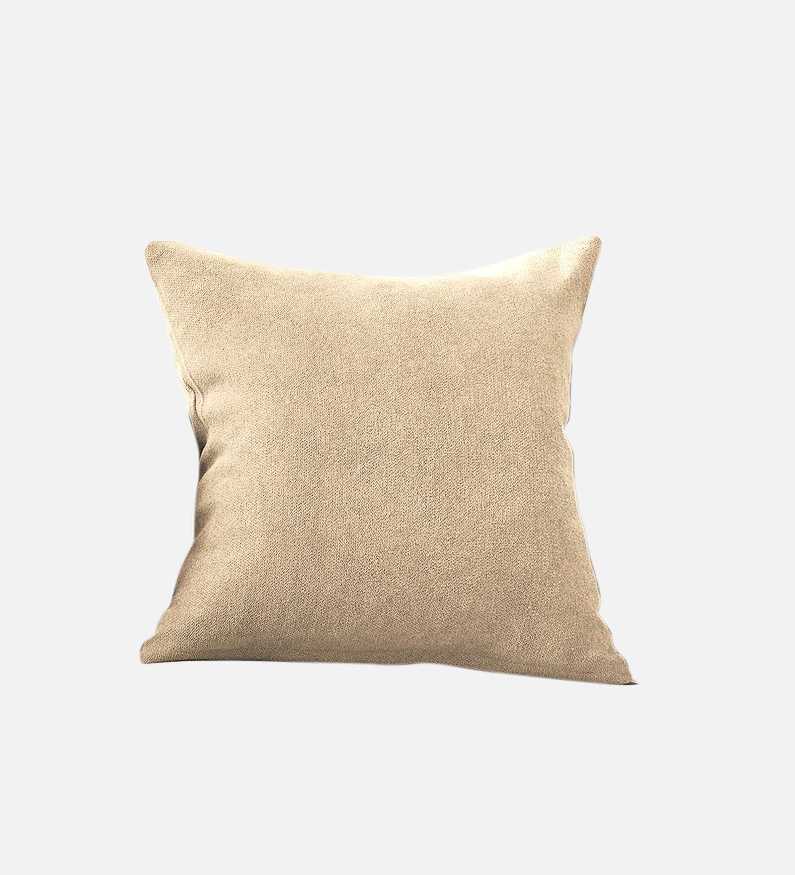 Kaya Fabric (20x20in) Sofa Pillows In Ivory Cream Colour (Pack of 2) - Febonic Living