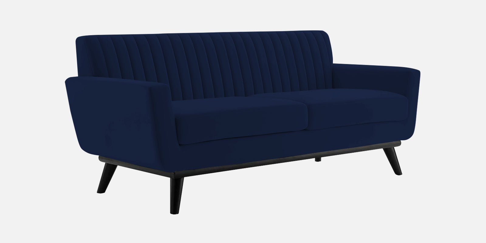 Tucker Velvet 2 Seater Sofa In Indigo Blue Colour - Febonic Living