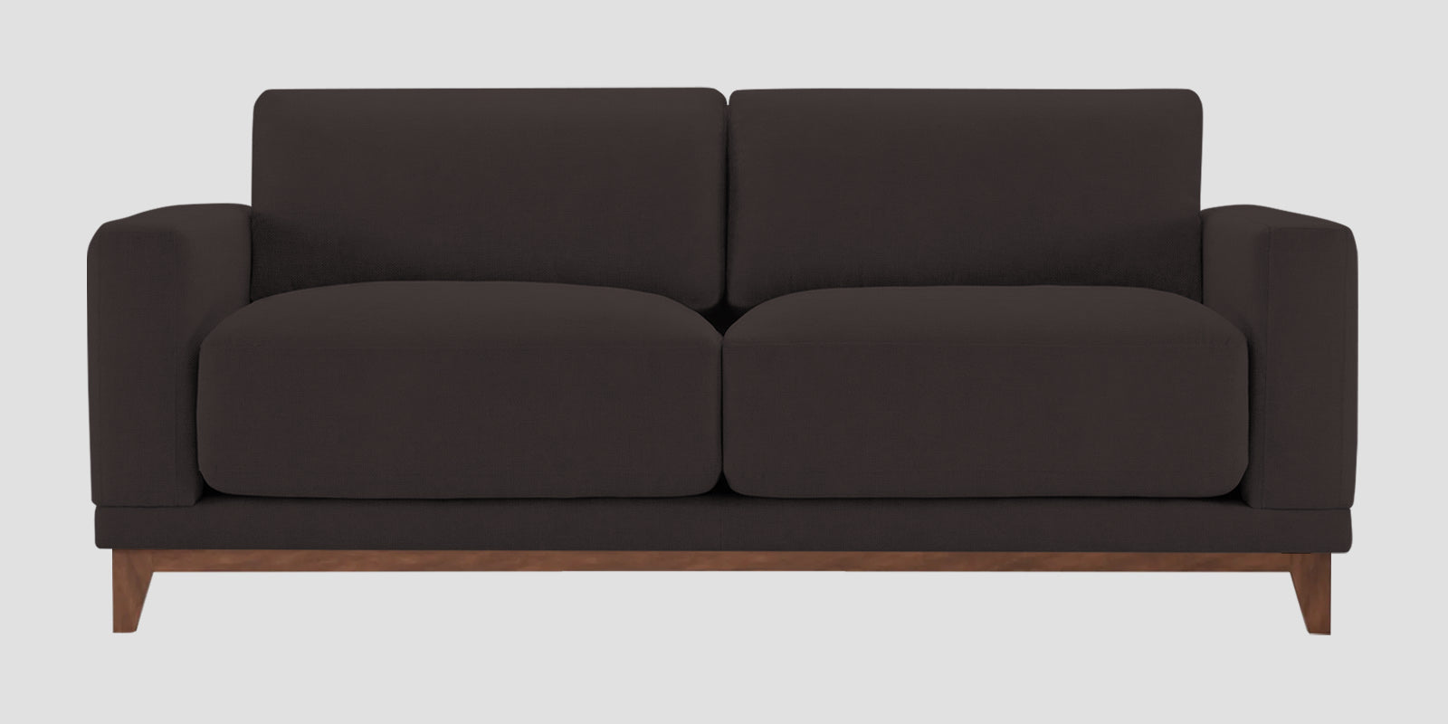 Esha Fabric 2 Seater Sofa In Pebble Brown Colour - Febonic Living