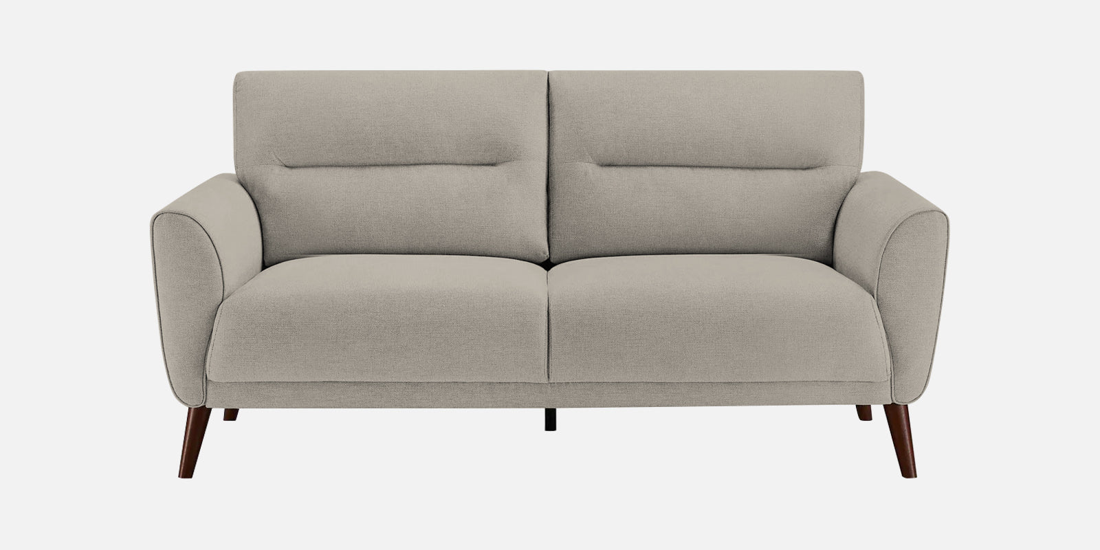 Castro Fabric 2 Seater Sofa In Ash Grey Colour - Febonic Living