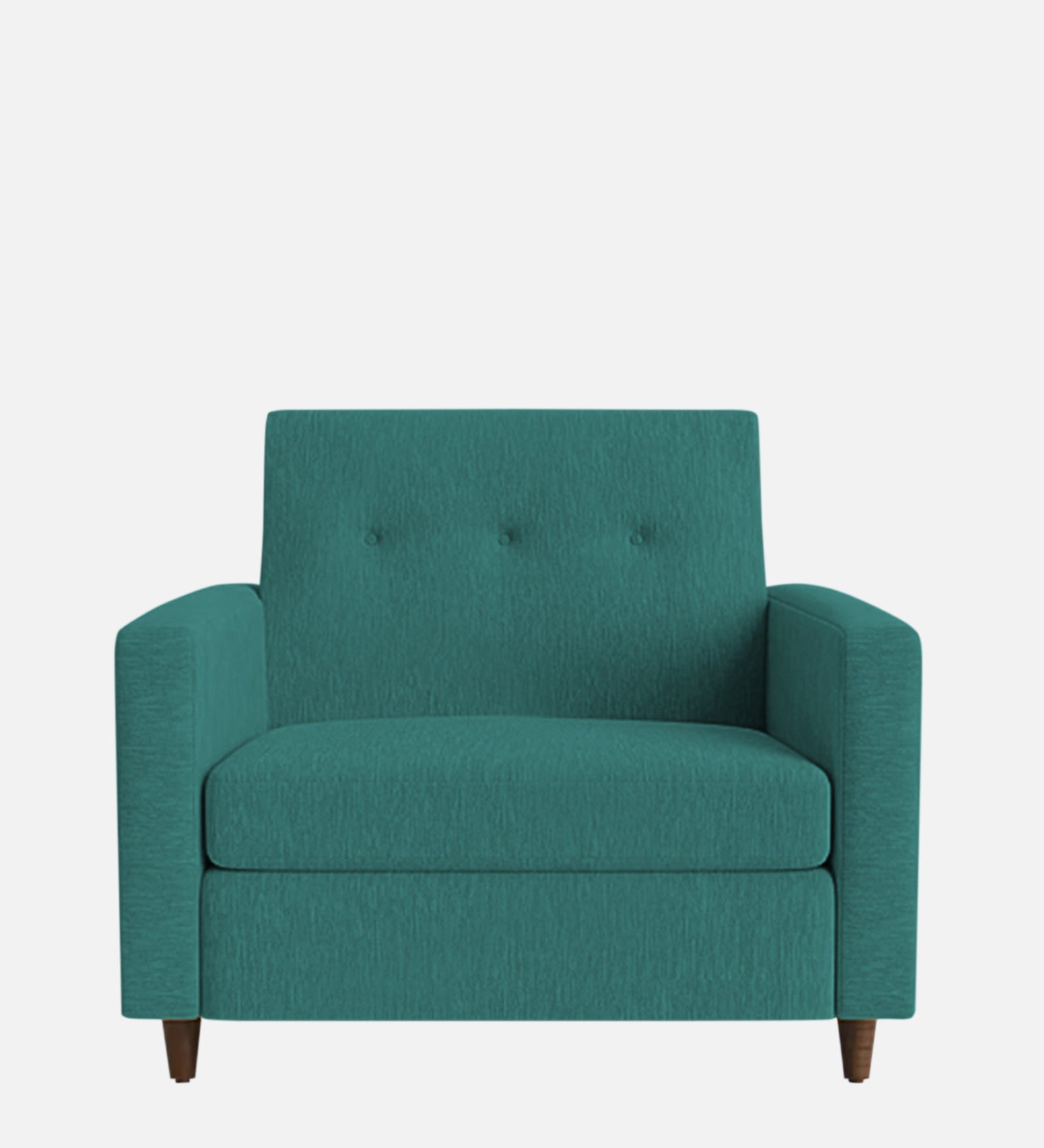 Timon Fabric 1 Seater Sofa In Sea Green Colour - Febonic Living