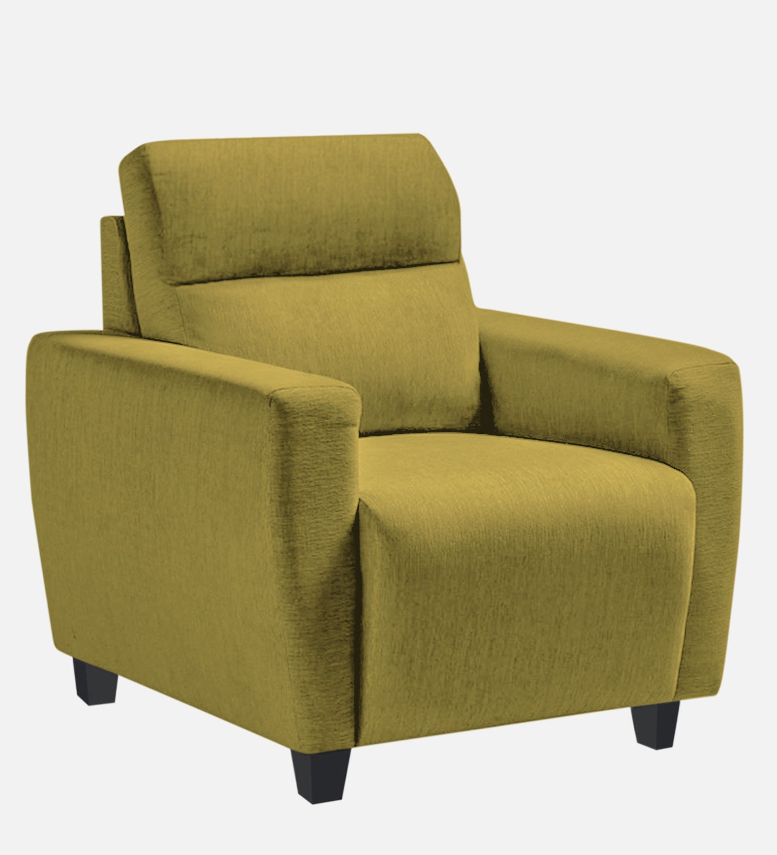 Bakadi Fabric 1 Seater Sofa In Parrot Green Colour - Febonic Living