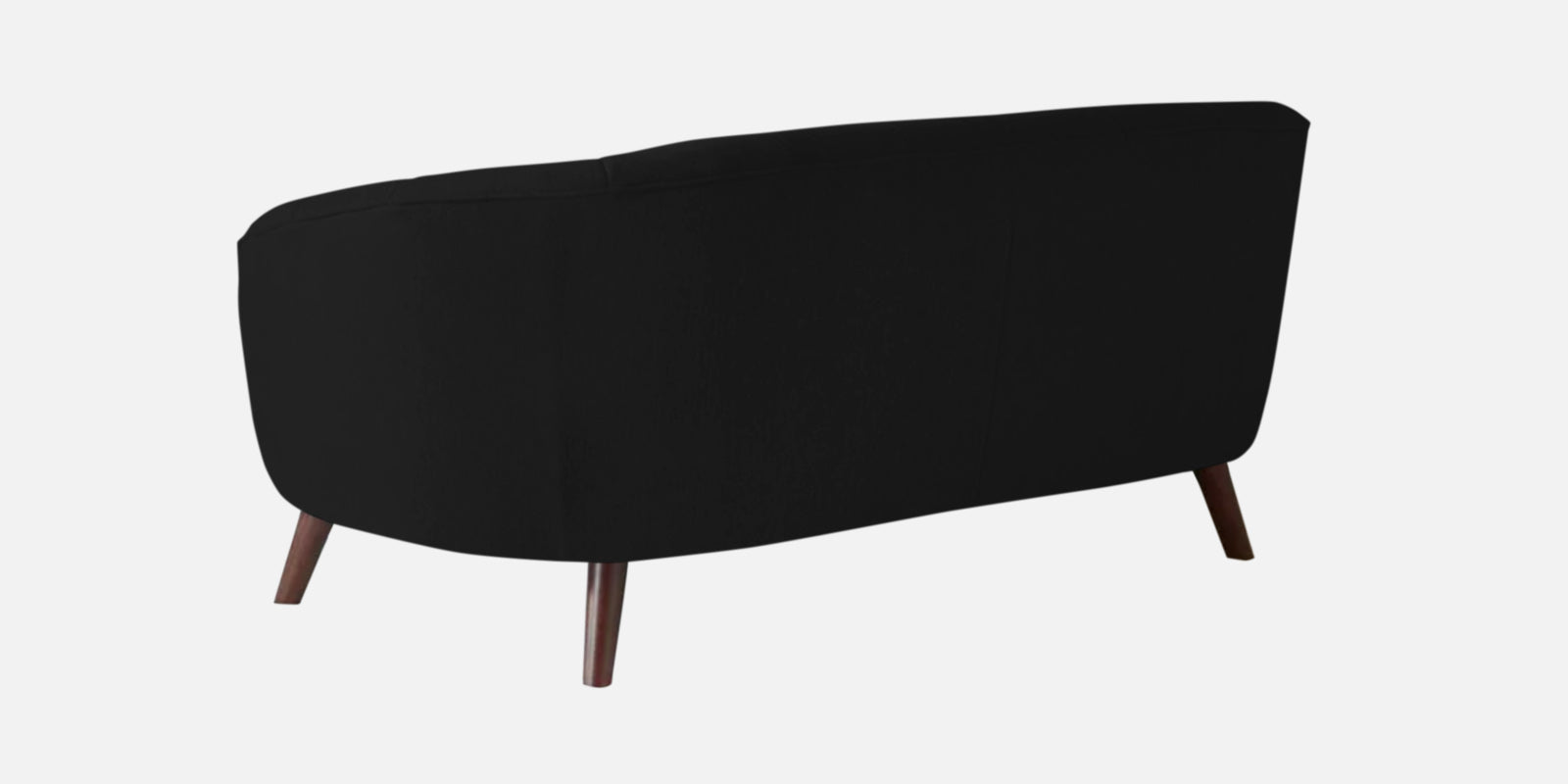 Benjamin Fabric 2 Seater Sofa In Zed Black Colour - Febonic Living