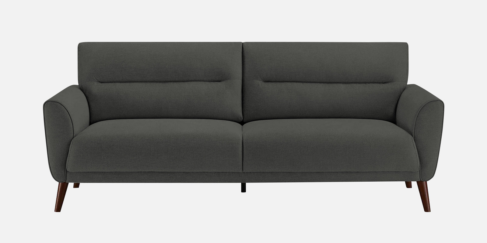 Castro Fabric 3 Seater Sofa In Charcoal Grey Colour - Febonic Living