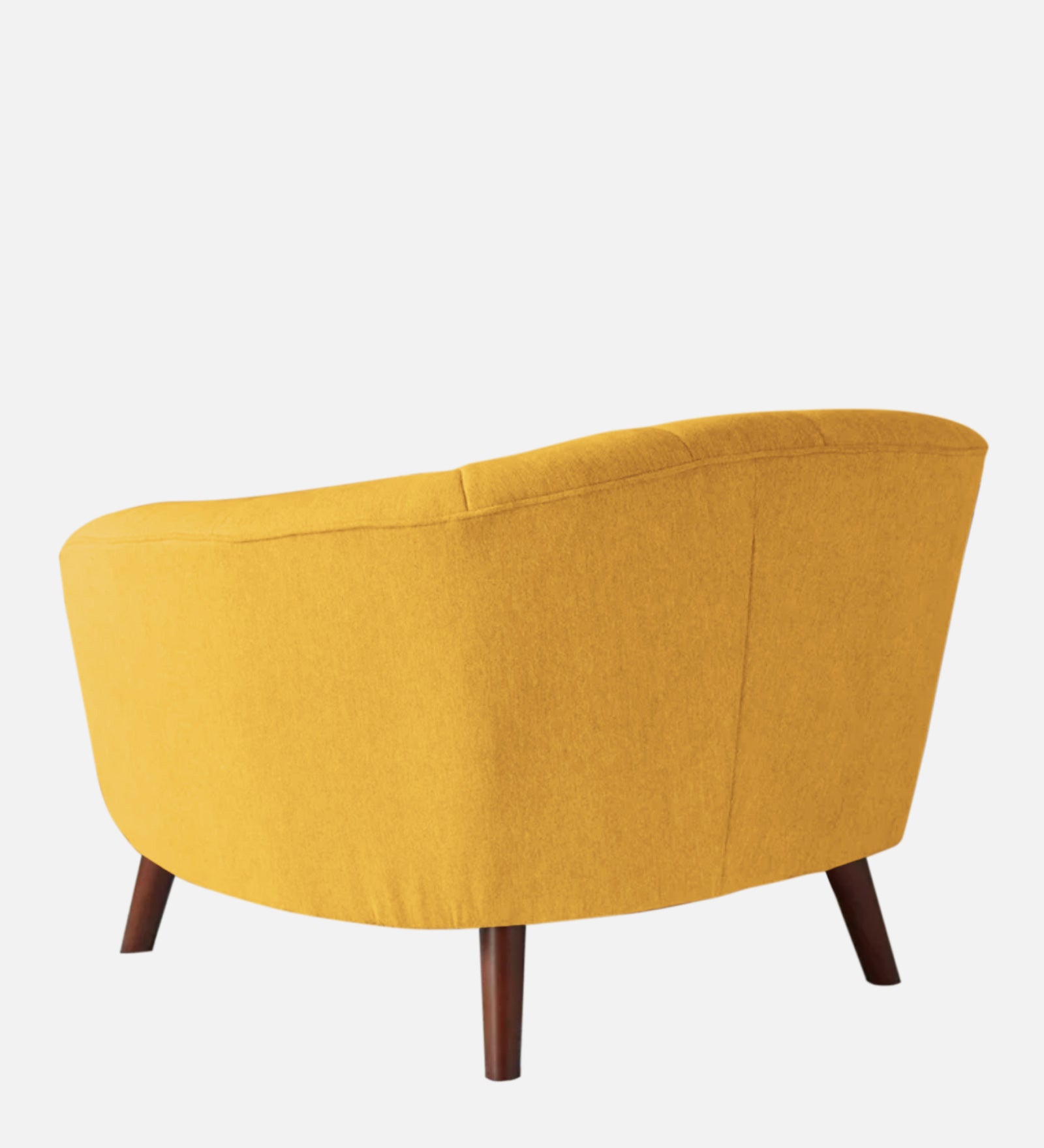 Benjamin Fabric 1 Seater Sofa In Bold Yellow Colour - Febonic Living