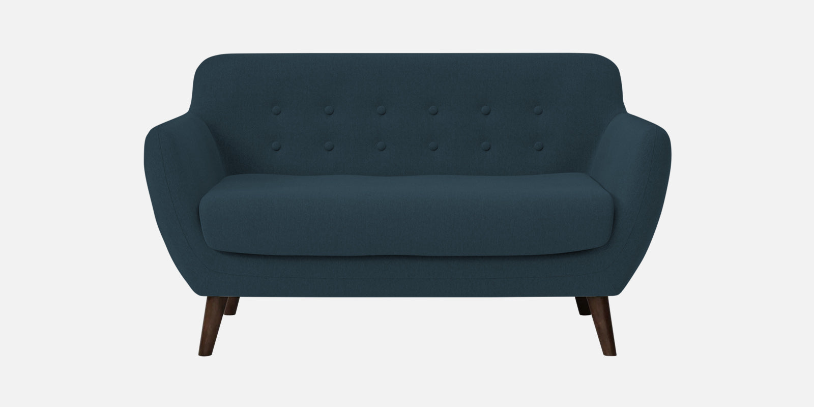 Goofy Fabric 2 Seater Sofa In Cool Blue Colour - Febonic Living