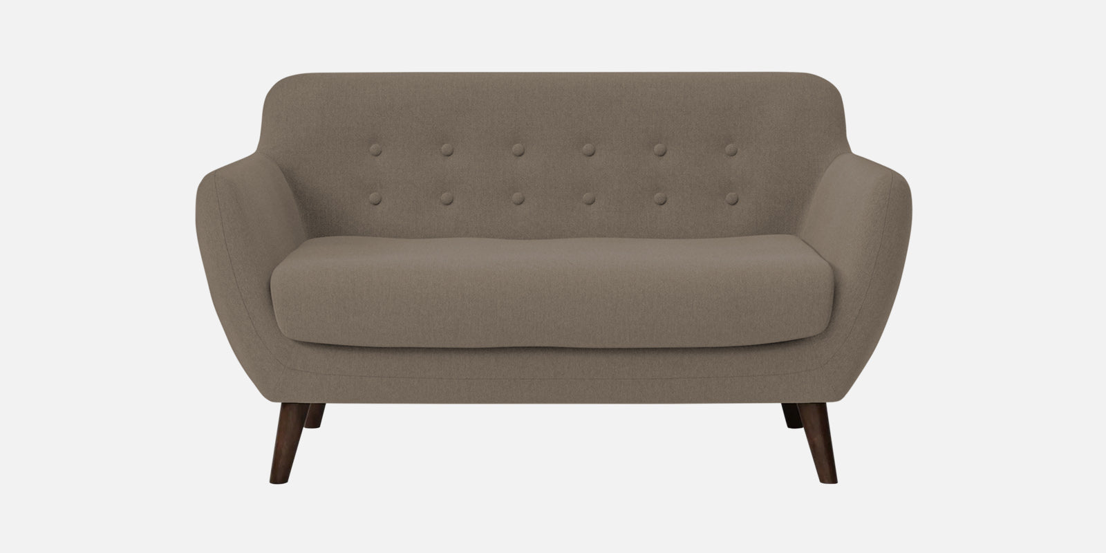 Goofy Fabric 2 Seater Sofa In Hazel Beige Colour - Febonic Living