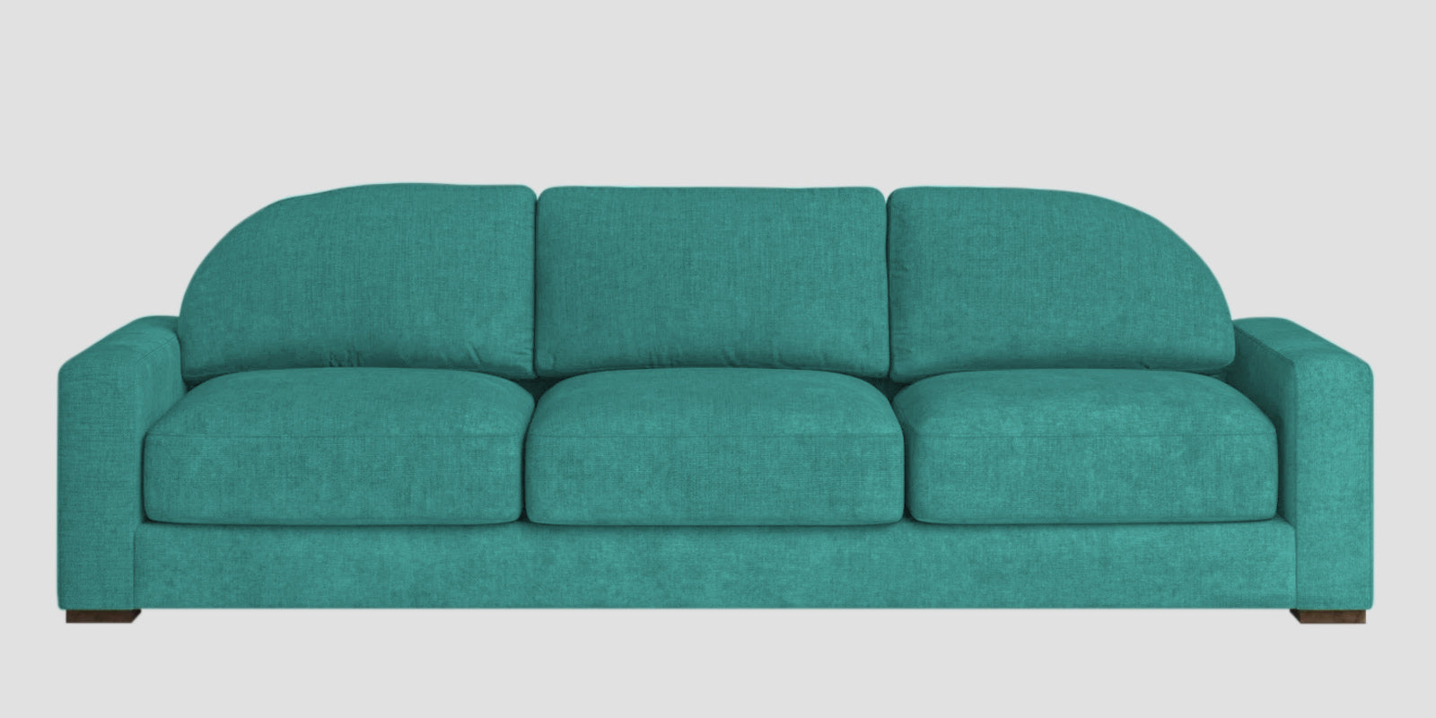 Dara Fabric 3 Seater Sofa In Sea Green Colour - Febonic Living