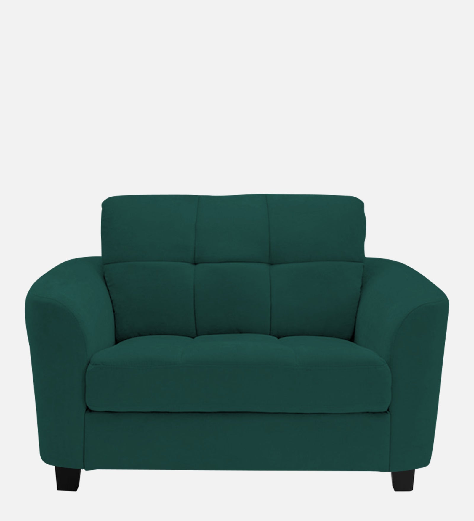 Mulan Fabric 1 Seater Sofa In Sage Green Colour - Febonic Living