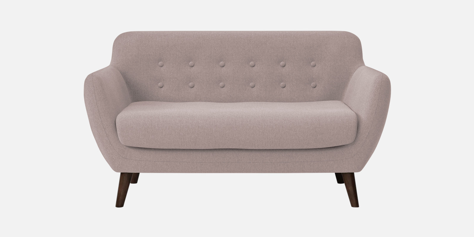 Goofy Fabric 2 Seater Sofa In Almond Beige Colour - Febonic Living