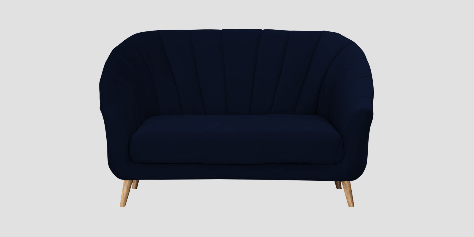 Kaylee Velvet 2 Seater Sofa In Dark Blue Colour - Febonic Living