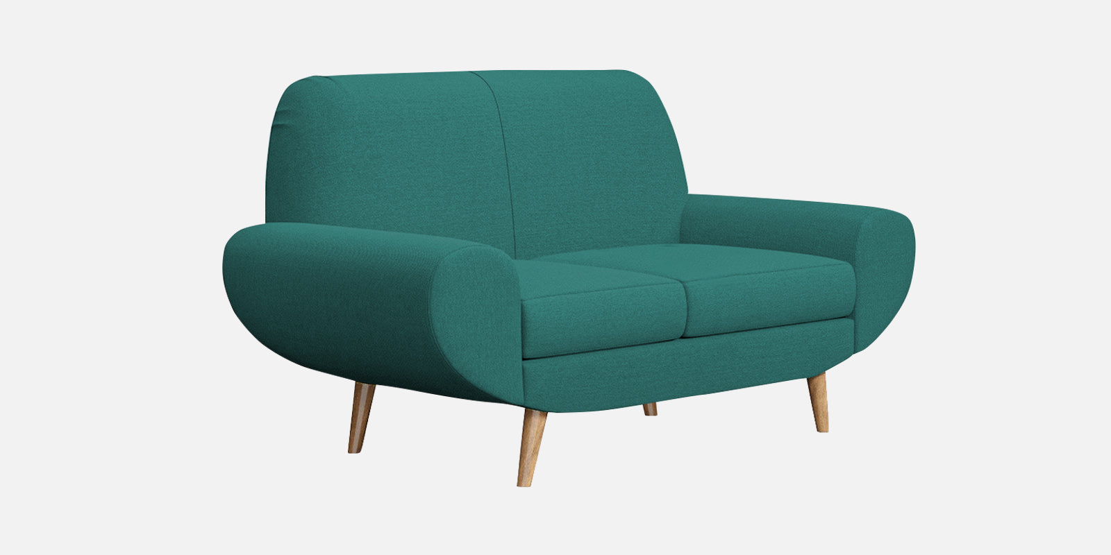 Jessy Fabric 2 Seater Sofa In Sea Green Colour - Febonic Living