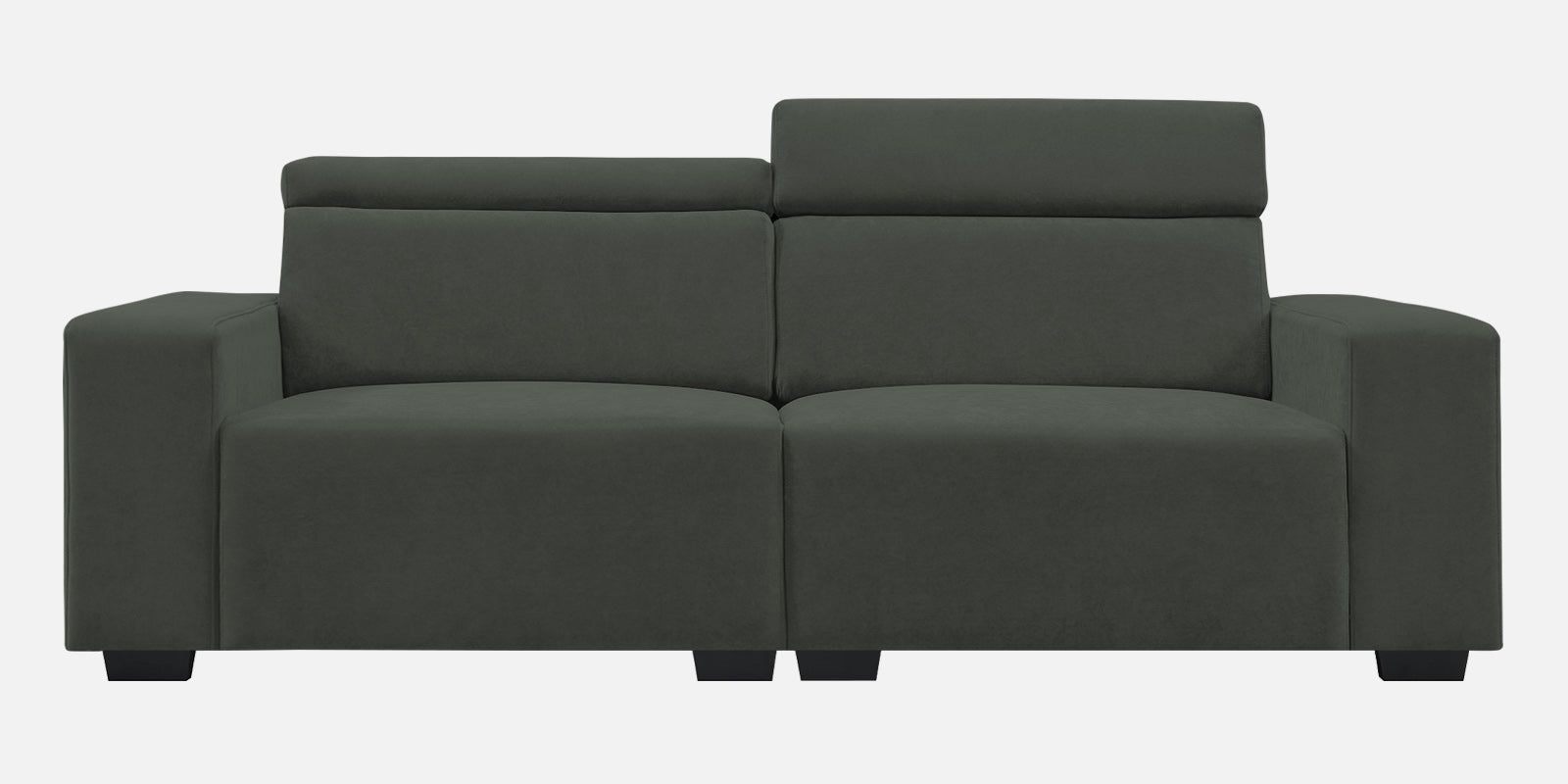 Hiro Fabric 2 Seater Sofa In I-Land Green Colour - Febonic Living