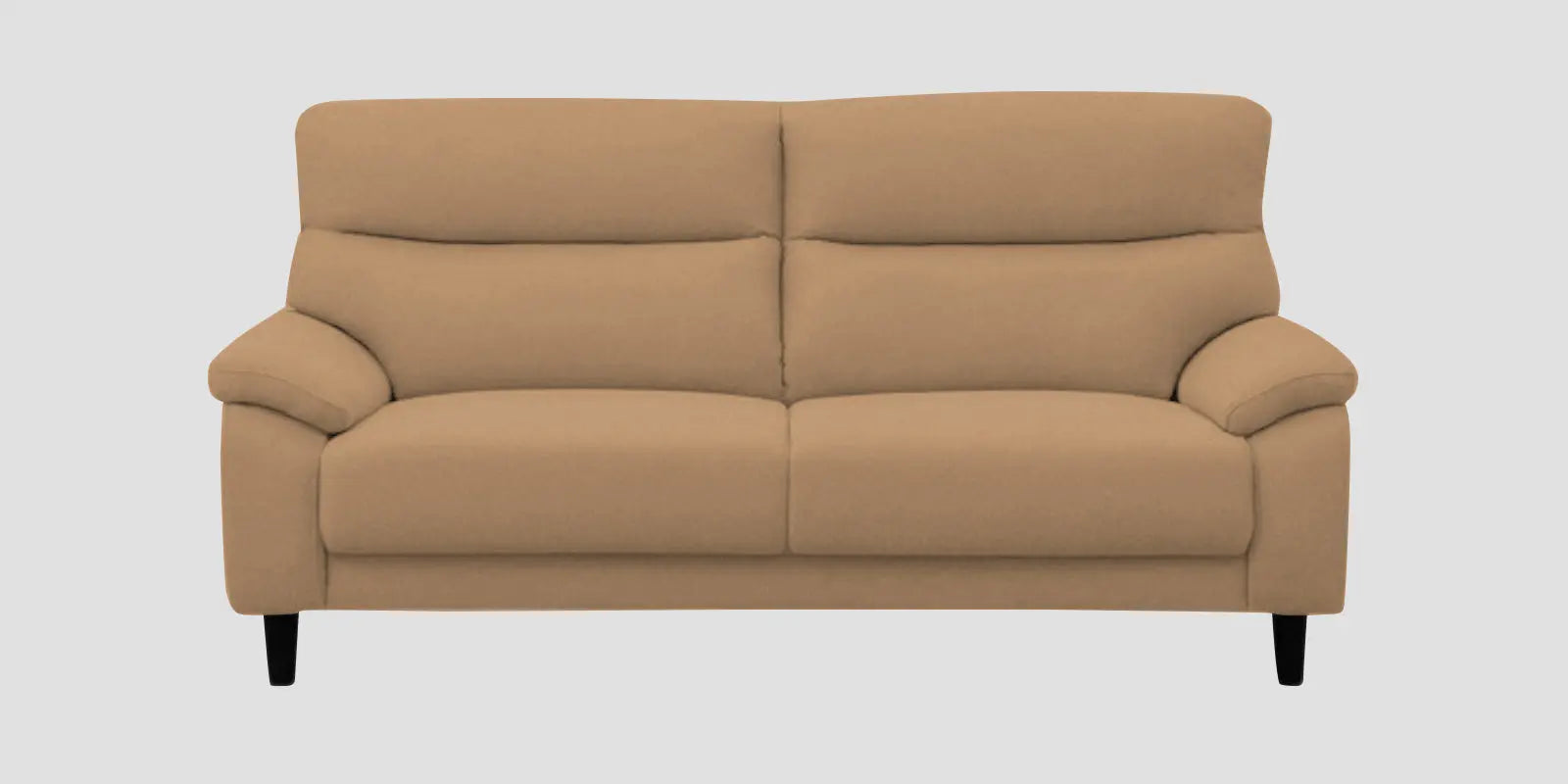 Zibby Fabric 2 Seater Sofa In Copper Brown Colour Febonic Living