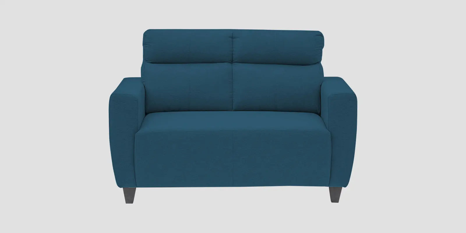 Burban Fabric 2 Seater Sofa In Eclipse Blue Colour Febonic Living