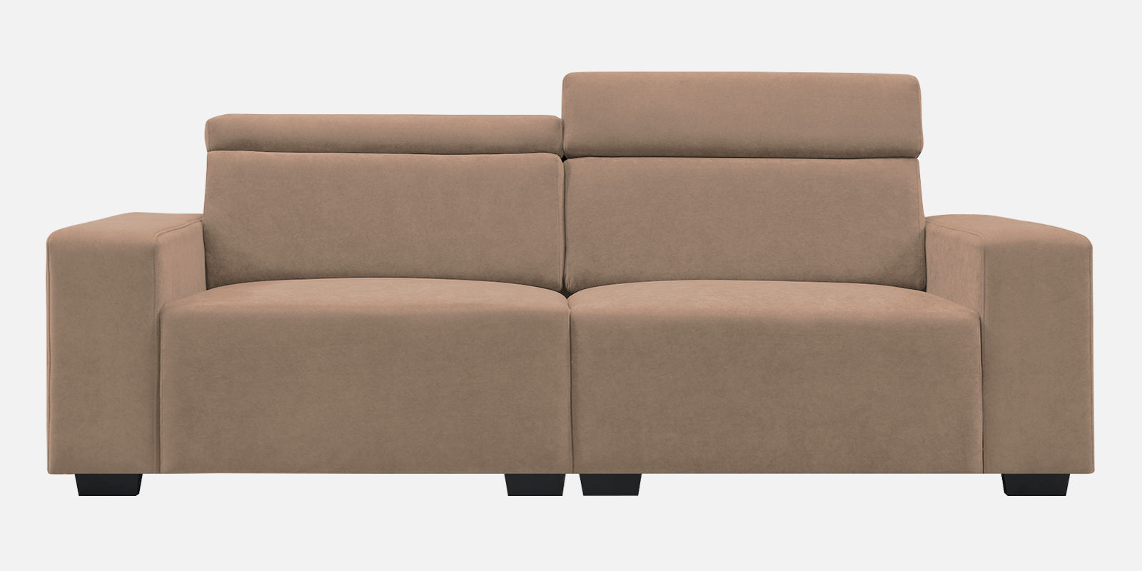 Hiro Fabric 2 Seater Sofa In wheat Beige Colour - Febonic Living