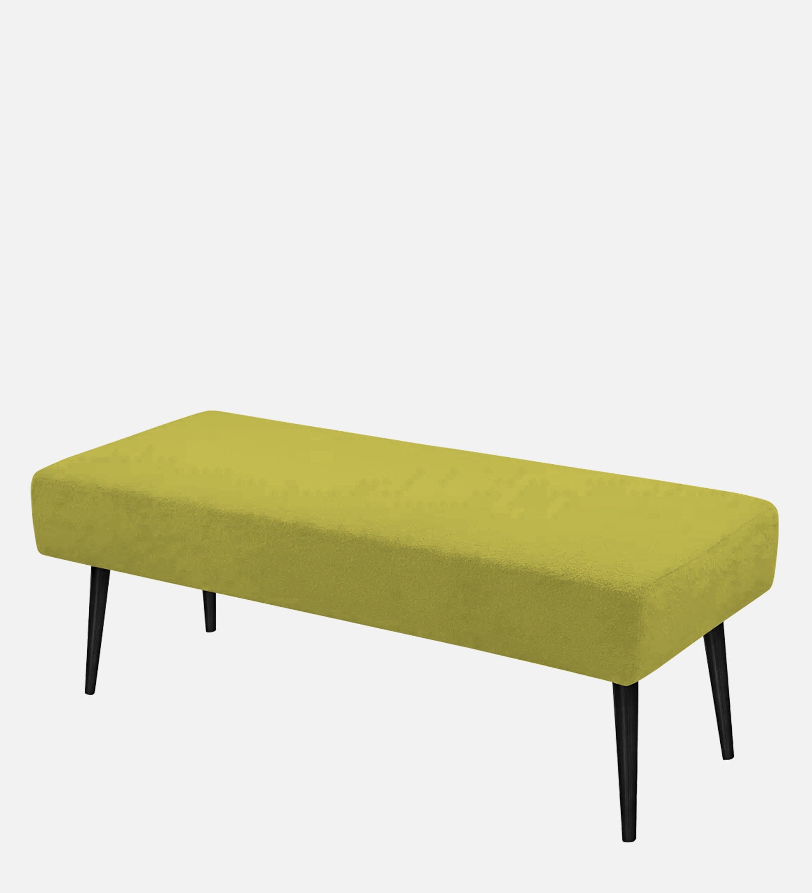 Orbit Fabric Bench In Parrot Green Colour - Febonic Living