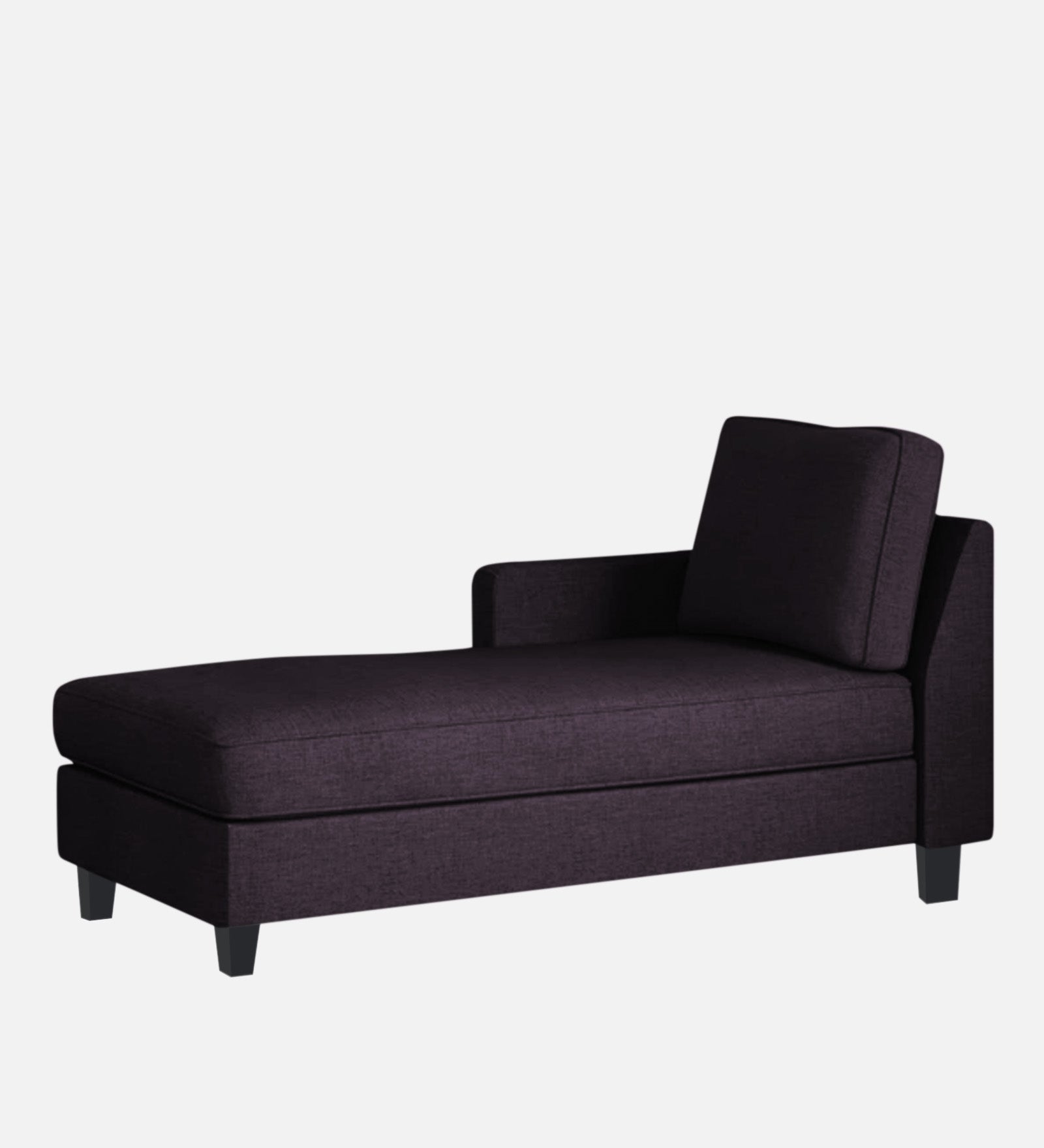 Harry Fabric LHS Chaise Lounger In Cara Brown Colour - Febonic Living