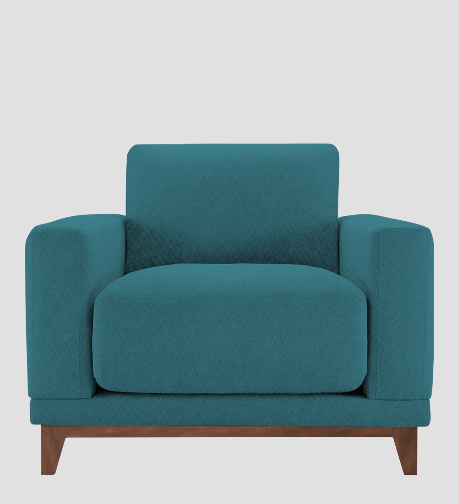 Esha Fabric 1 Seater Sofa In Water Blue Colour - Febonic Living