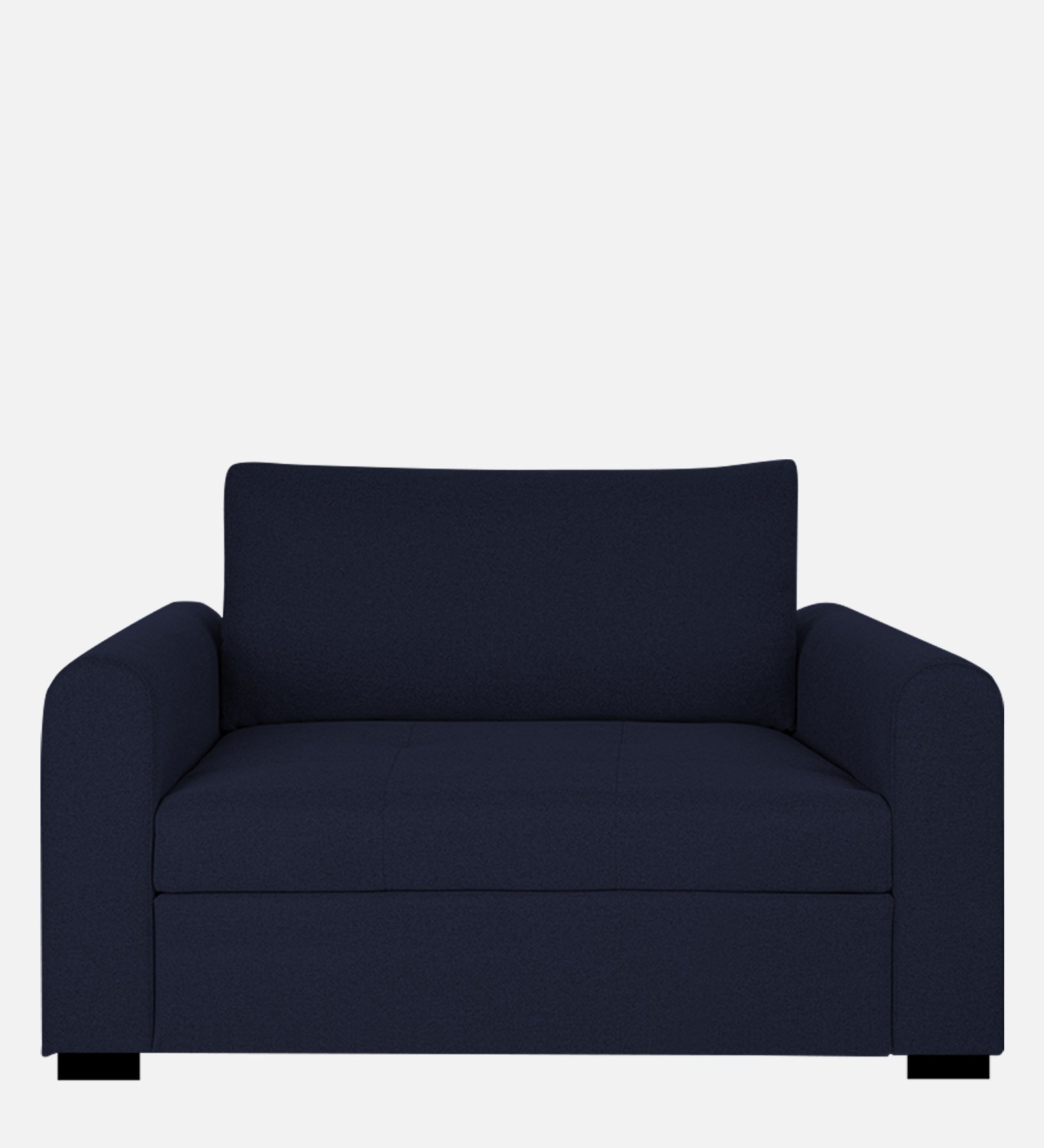 Sigma Fabric 1 Seater Sofa In Royal Blue Colour - Febonic Living