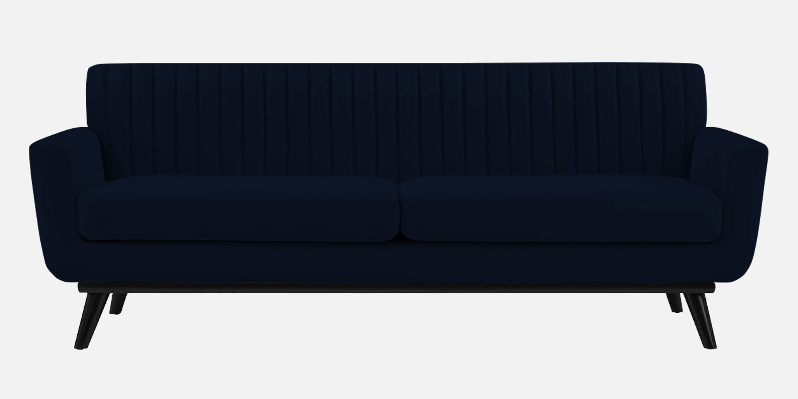 Tucker Velvet 3 Seater Sofa In Dark Blue Colour - Febonic Living
