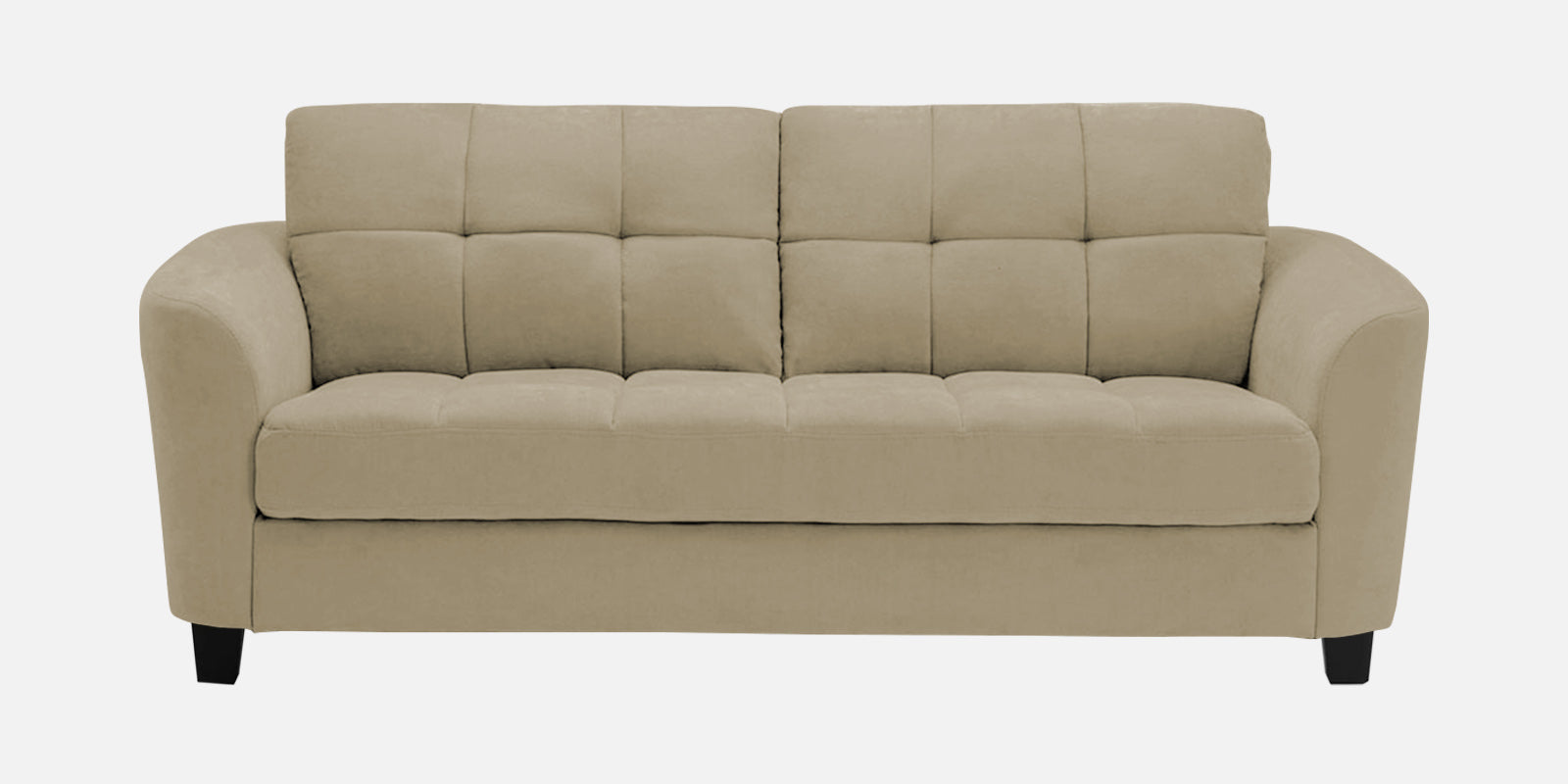 Mulan Fabric 2 Seater Sofa In Honey Beige Colour - Febonic Living