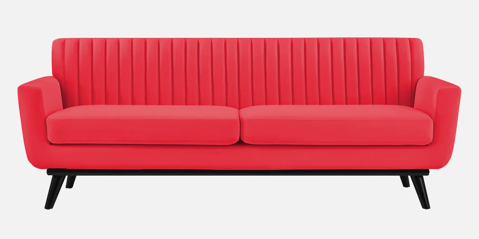 Tucker Velvet 3 Seater Sofa In Ox Blood Maroon Colour - Febonic Living