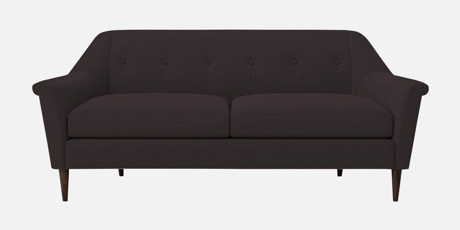 Homer Fabric 3 Seater Sofa In Pebble Brown Colour - Febonic Living