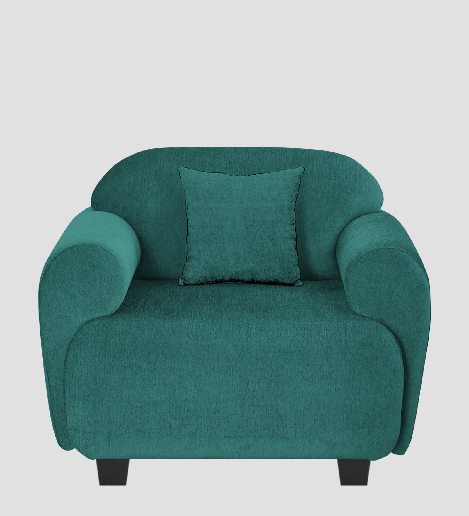 Apollo Fabric 1 Seater Sofa Sea Green Colour - Febonic Living