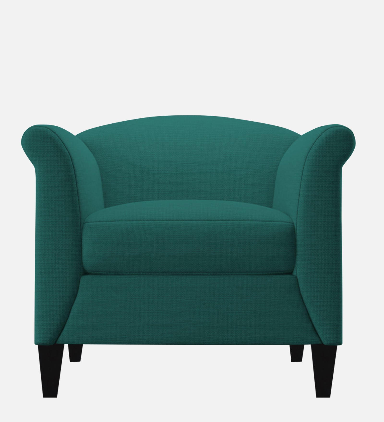 Kimber Fabric 1 Seater Sofa in Sea Green Colour