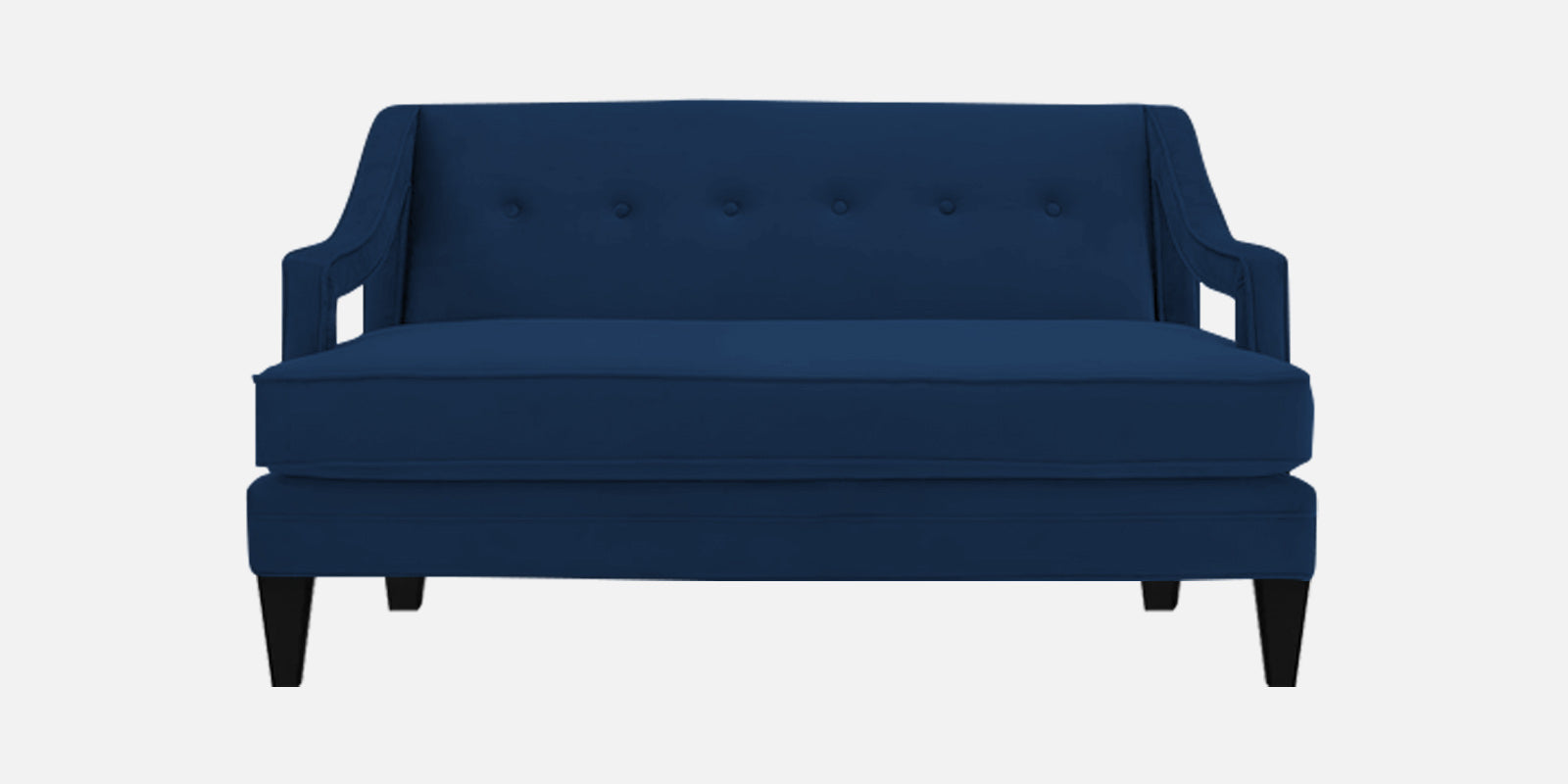 Daffy Velvet 2 Seater Sofa In Imperial Blue Colour - Febonic Living