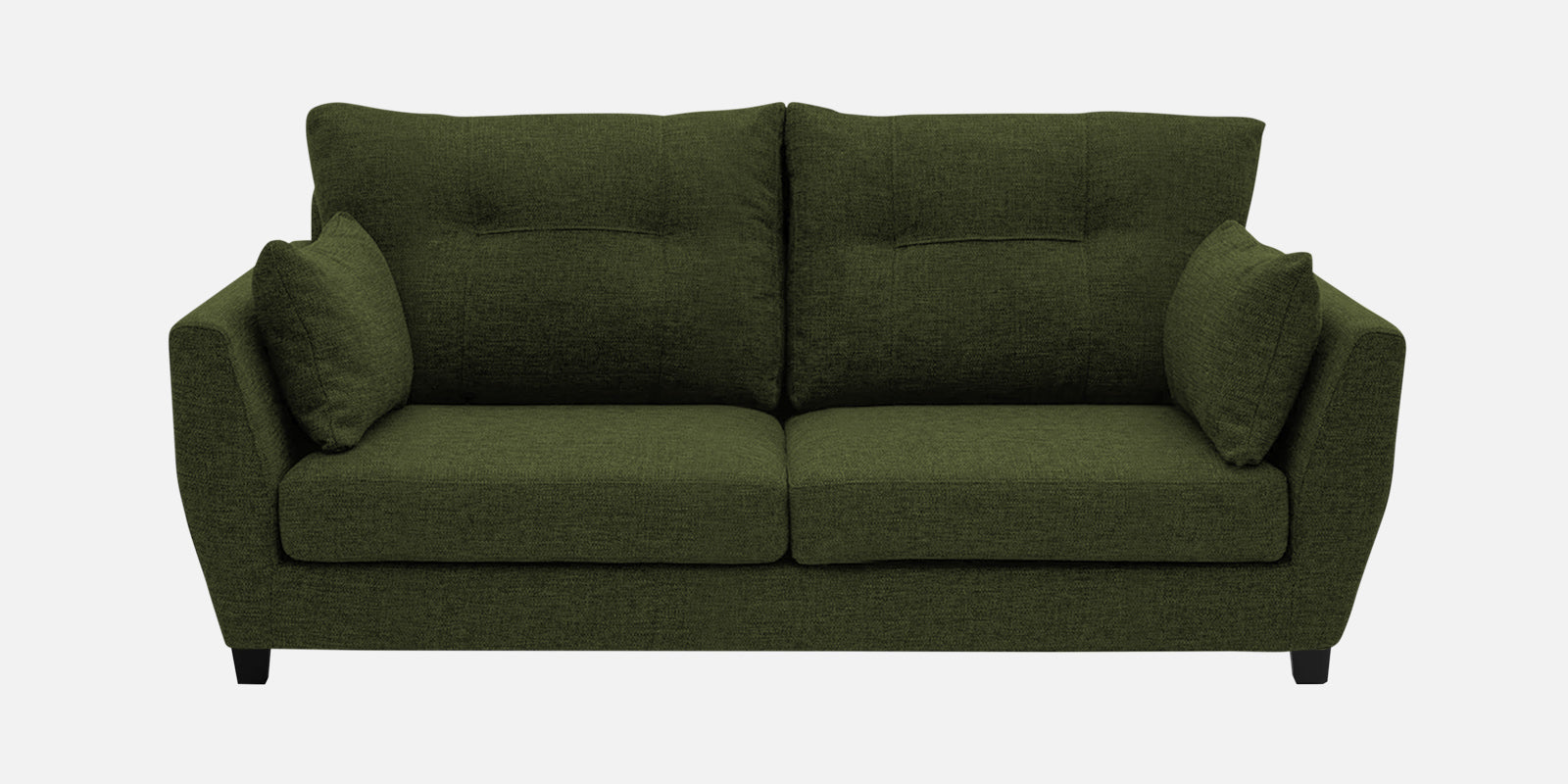 Mario Fabric 2 Seater Sofa In Olive Green Colour - Febonic Living