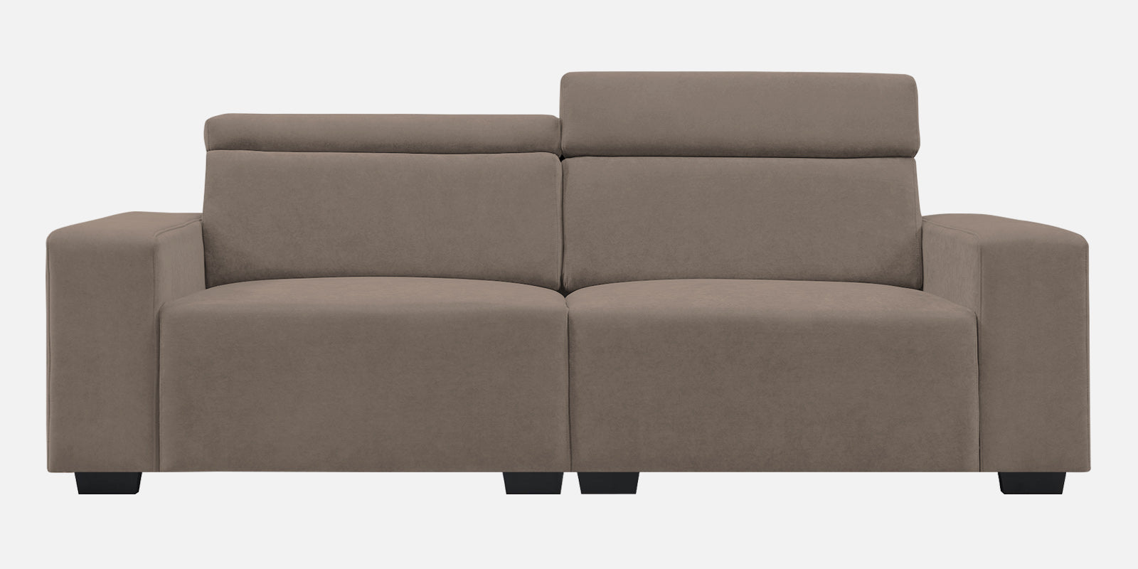 Hiro Fabric 2 Seater Sofa In Rock Beige Colour - Febonic Living