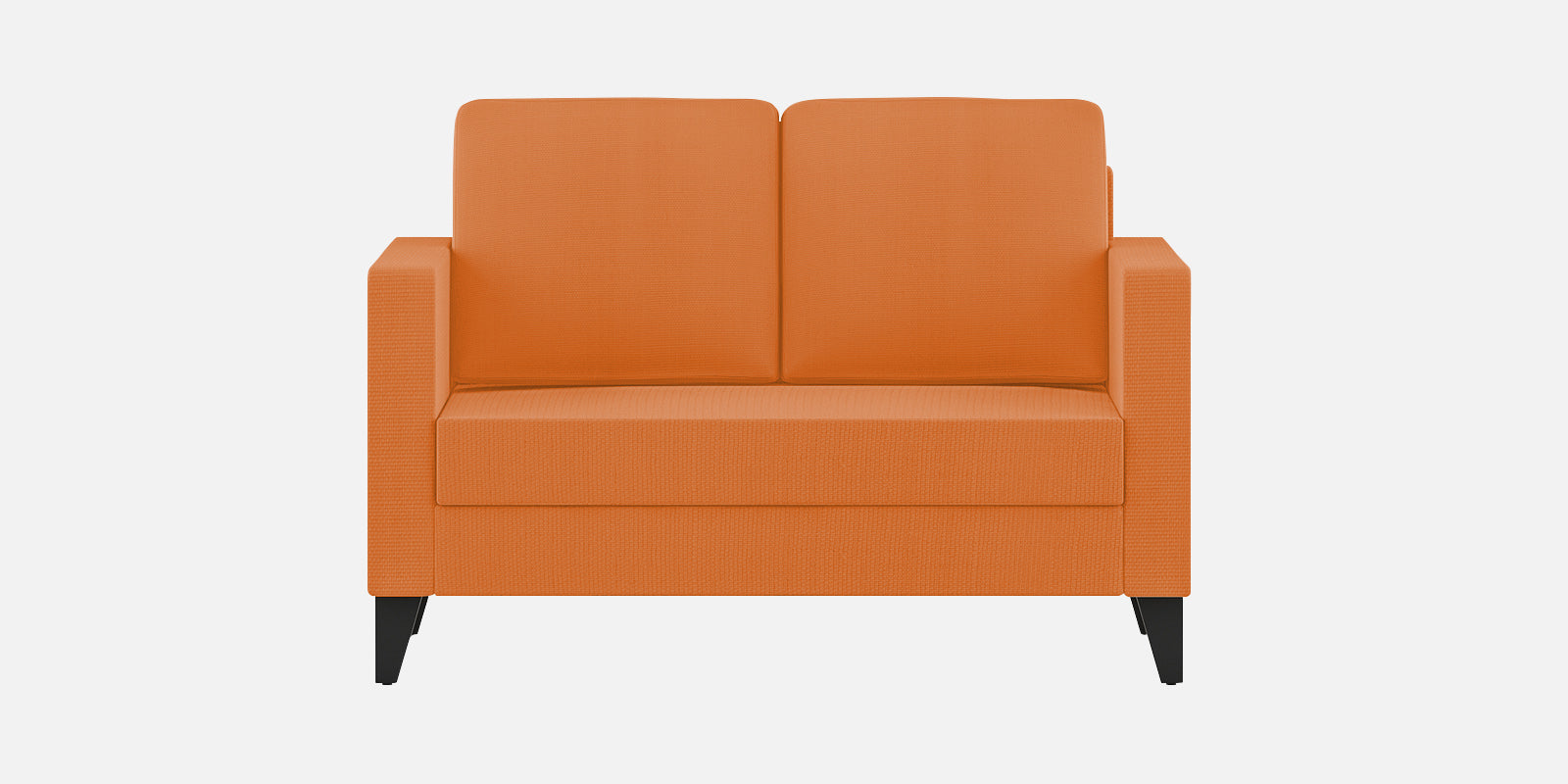 Nori Fabric 2 Seater Sofa In Dark Orange Colour - Febonic Living