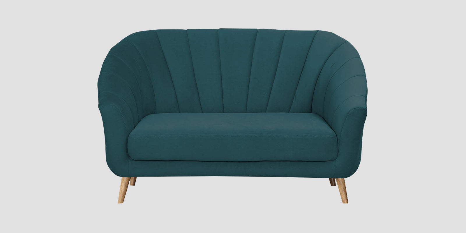 Kaylee Velvet 2 Seater Sofa In Arabian Green Colour - Febonic Living