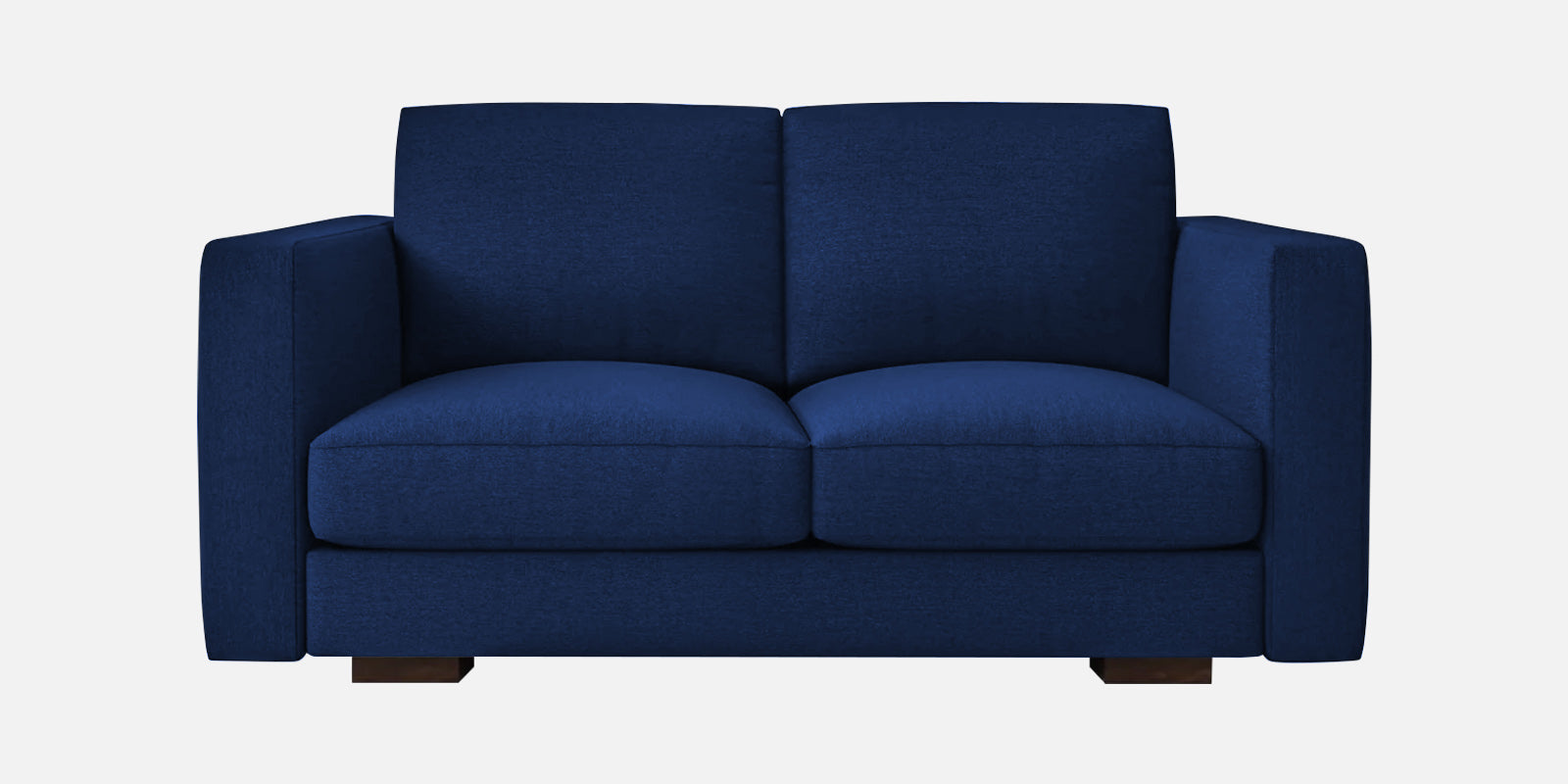 Messy Fabric 2 Seater Sofa In Royal Blue Colour - Febonic Living