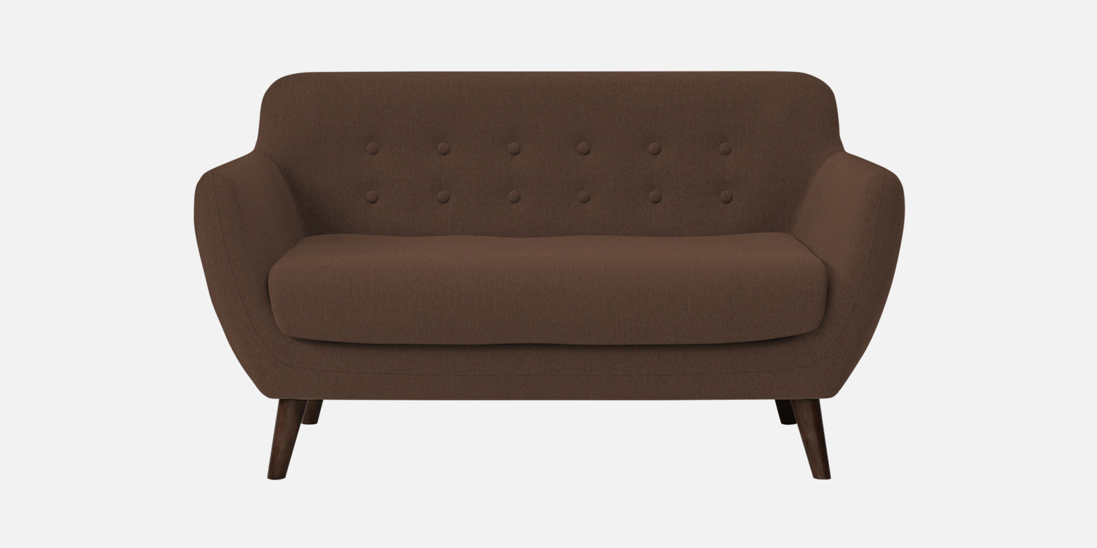 Goofy Fabric 2 Seater Sofa In Ash Brown Colour - Febonic Living