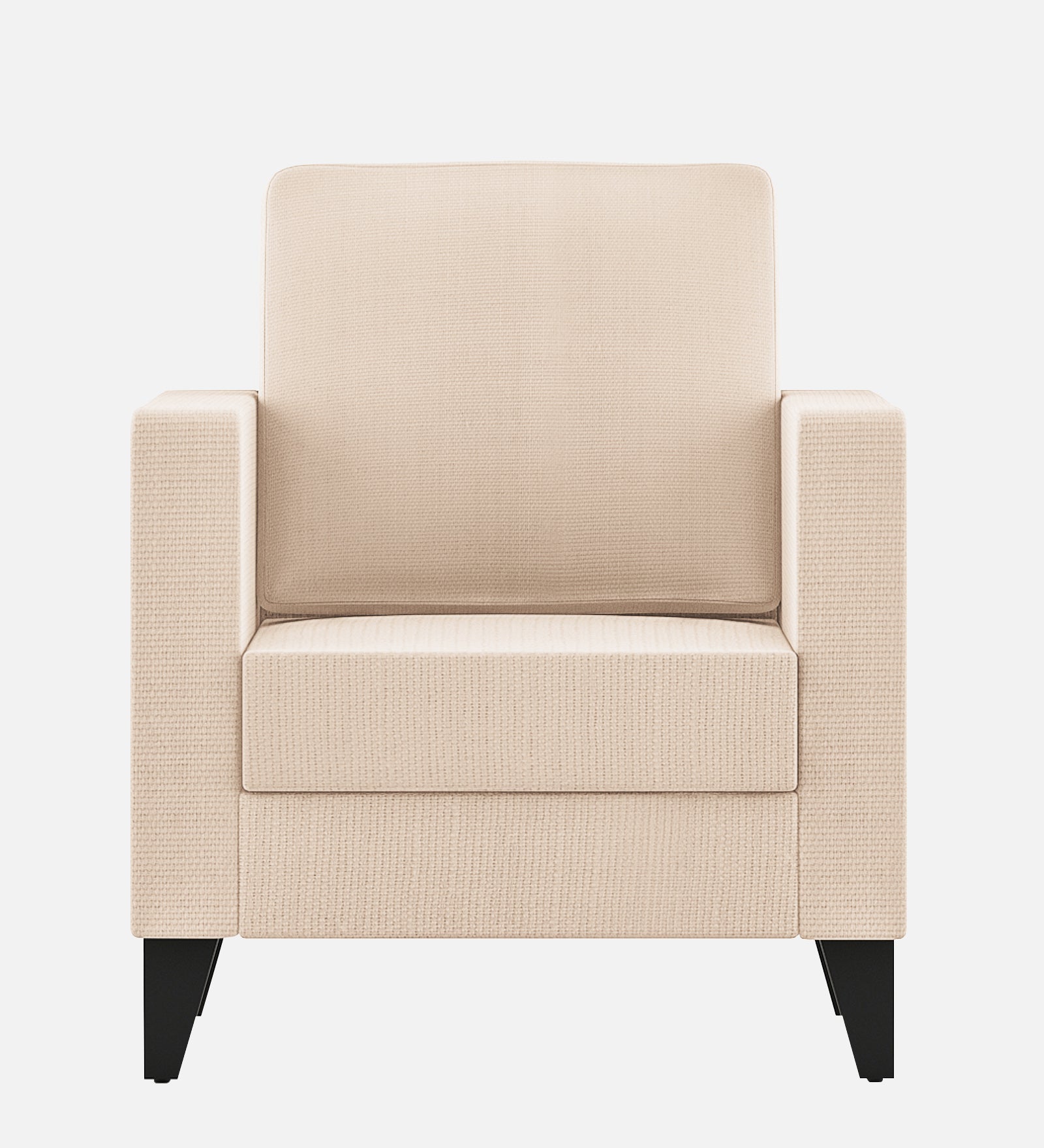 Nori Fabric 1 Seater Sofa In Woom Beige Colour - Febonic Living