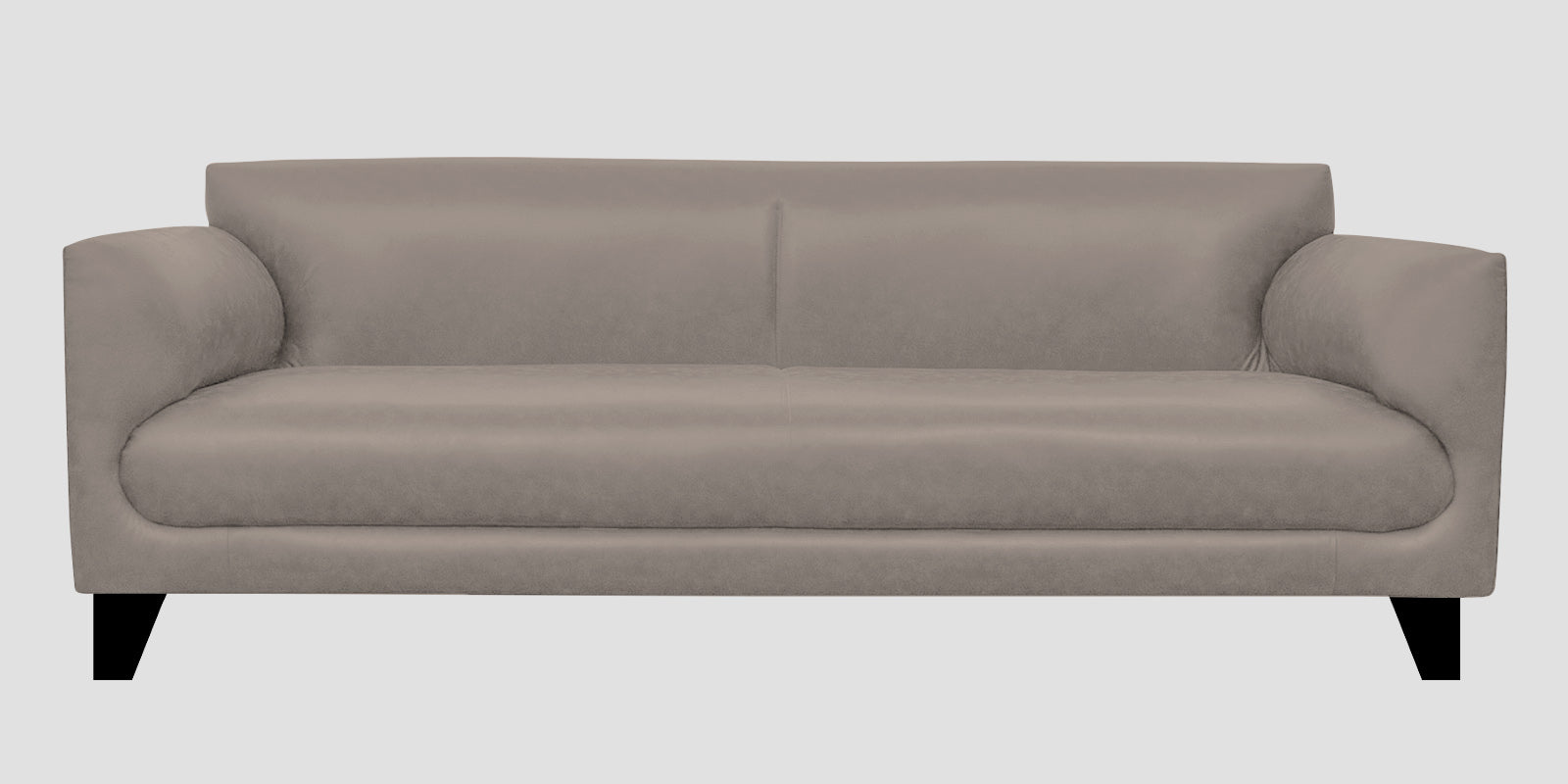 Convi Leatherette 3 Seater Sofa In Steel Grey Colour - Febonic Living