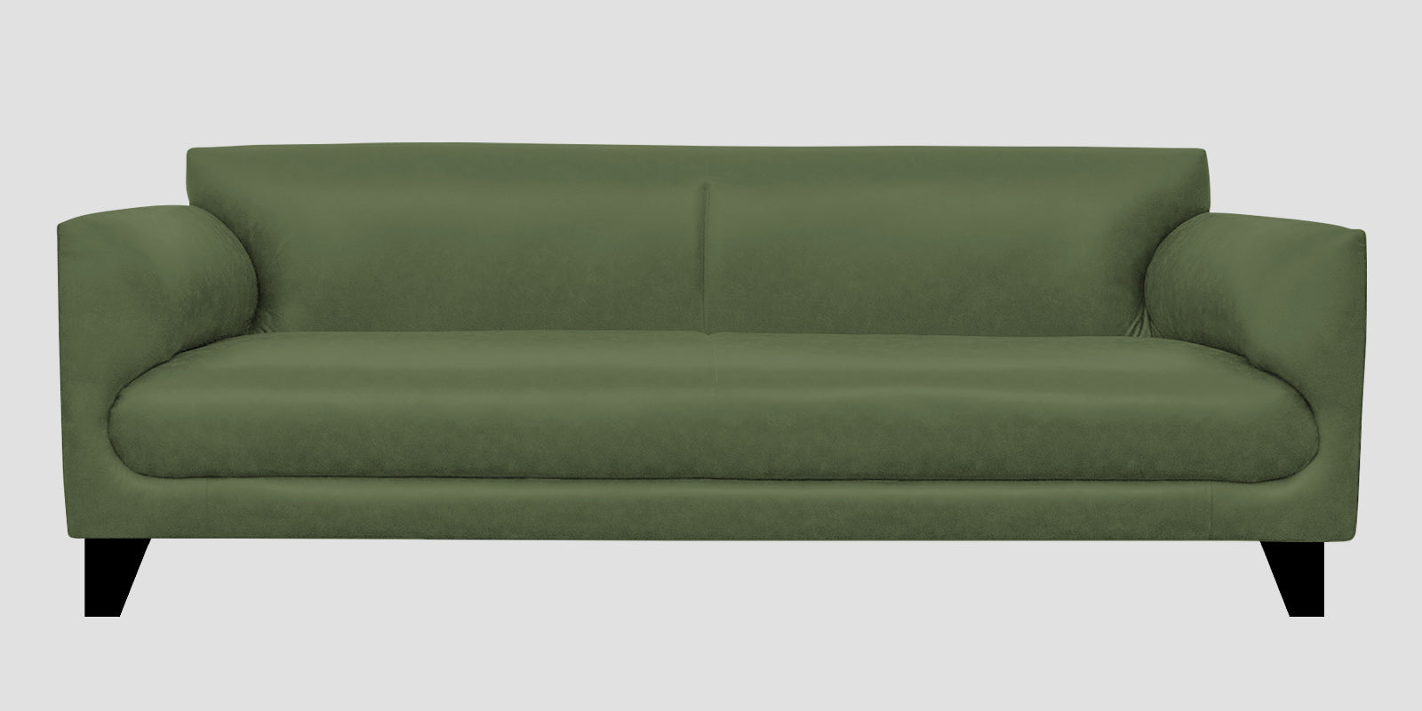 Convi Leatherette 3 Seater Sofa in Moss Green Colour