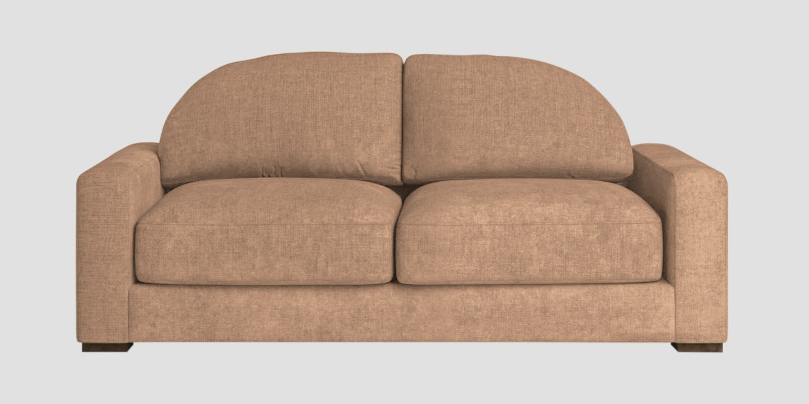 Dara Fabric 2 Seater Sofa In Cosmic Beige Colour - Febonic Living