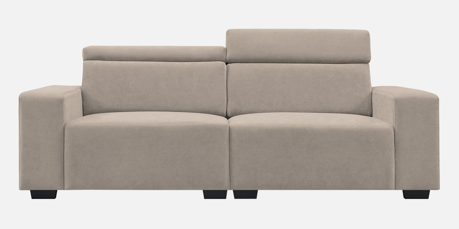 Hiro Fabric 2 Seater Sofa In Oat Beige Colour - Febonic Living